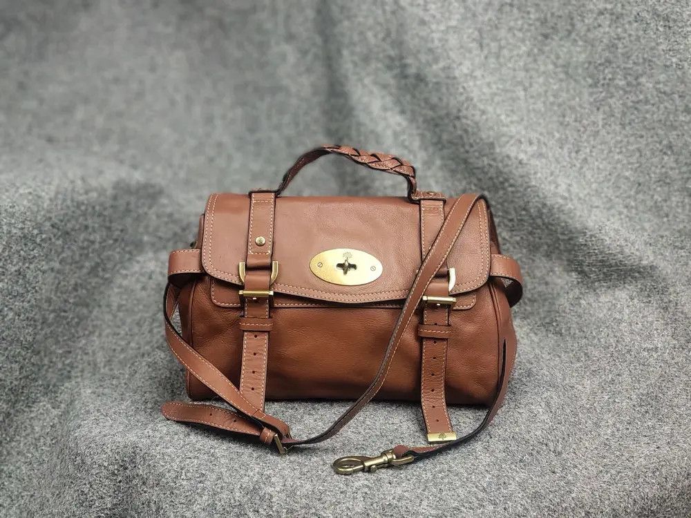 Mulberry Alexa Satchel leather shoulder Crossbody HandBag