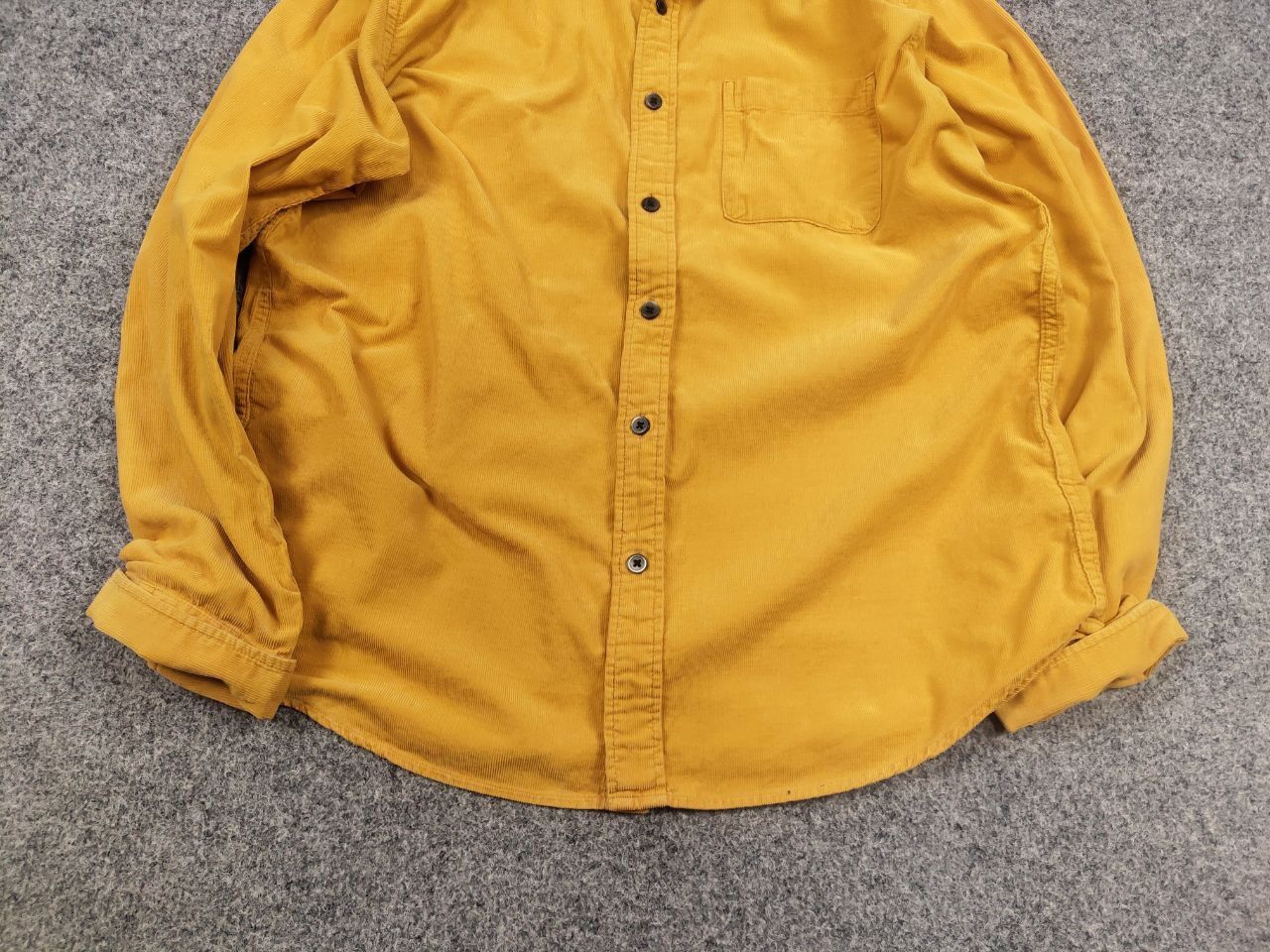 RAGEBLUE Vintage Rageblue Japan Design Corduroy Yellow Button Shirt Size US L / EU 52-54 / 3 - 5 Thumbnail