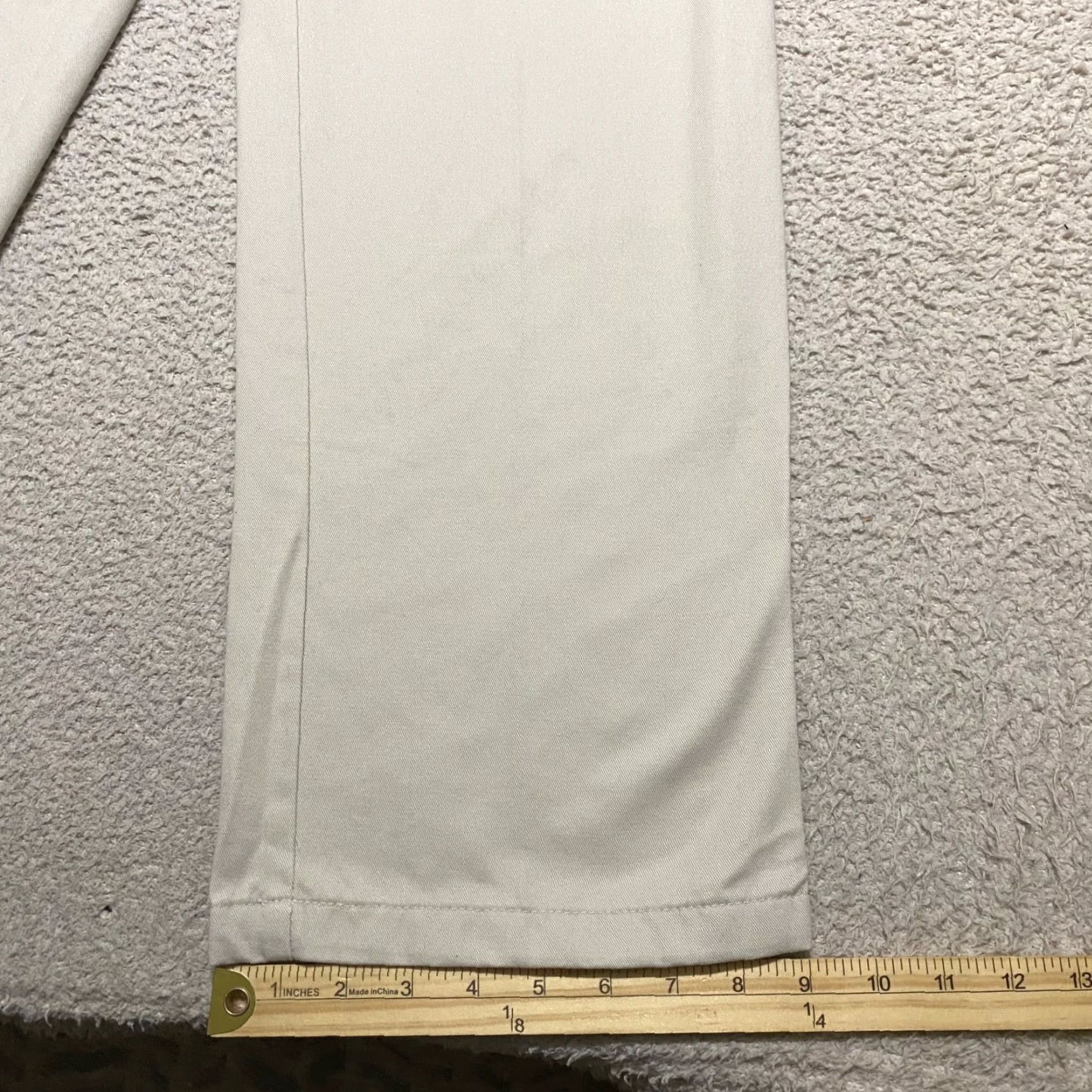 Vintage Cabela's Pants Mens 36x34 Beige Straight Chino Casual Business Khaki Pockets Cargo Flat Front Regular Rise Mid 10-12 in Denim? Size US 36 / EU 52 - 6 Thumbnail