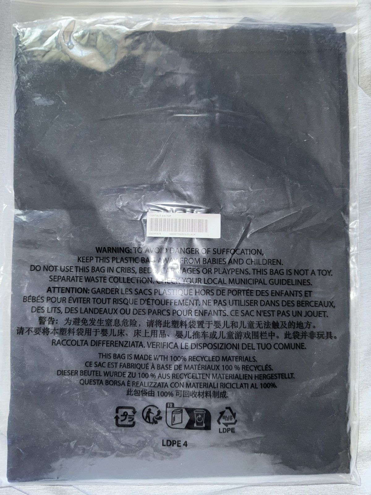 Supreme Supreme Contact S/S Top Size US L / EU 52-54 / 3 - 9 Thumbnail