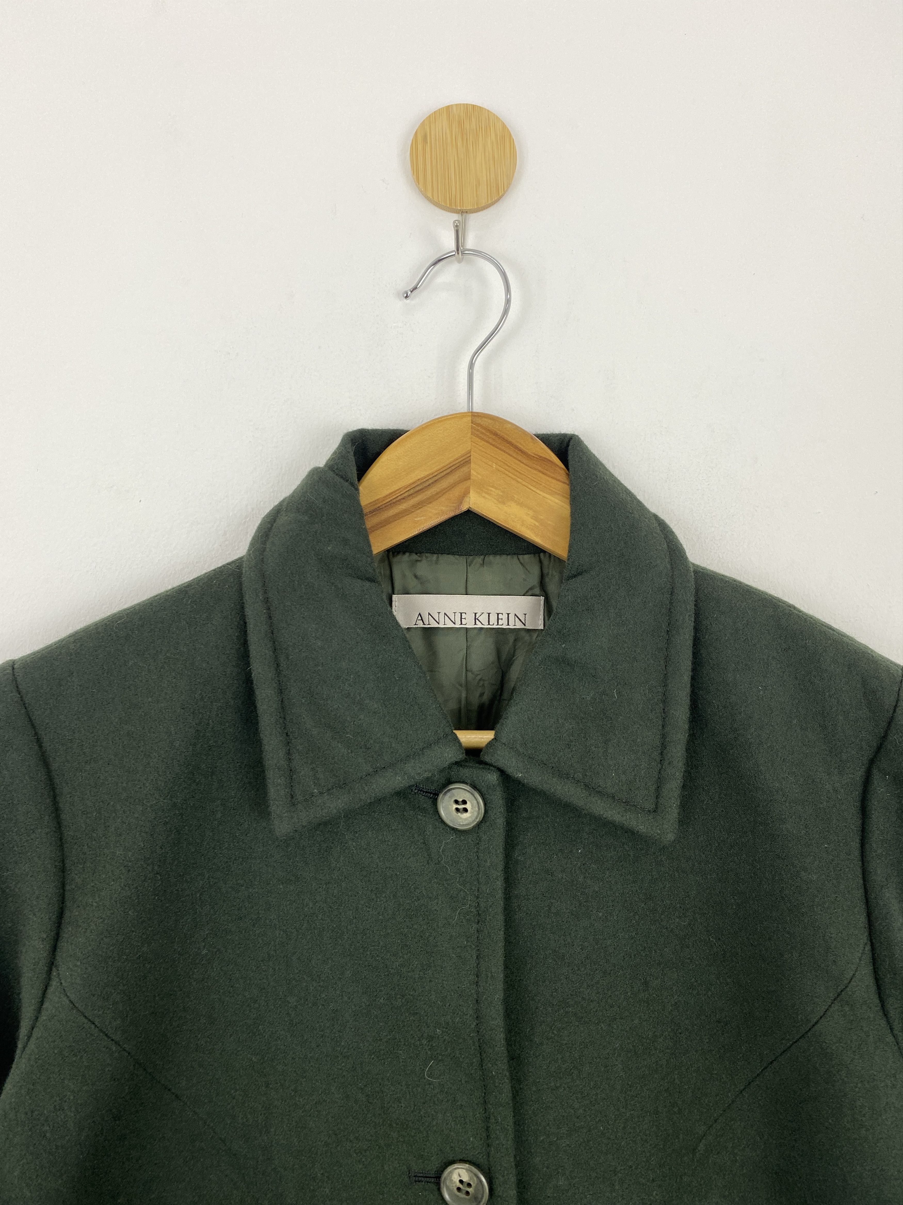 Vintage Vintage Anne Klein Peacoat Women Wool Jacket MJ0013 Size US S / EU 44-46 / 1 - 2 Thumbnail