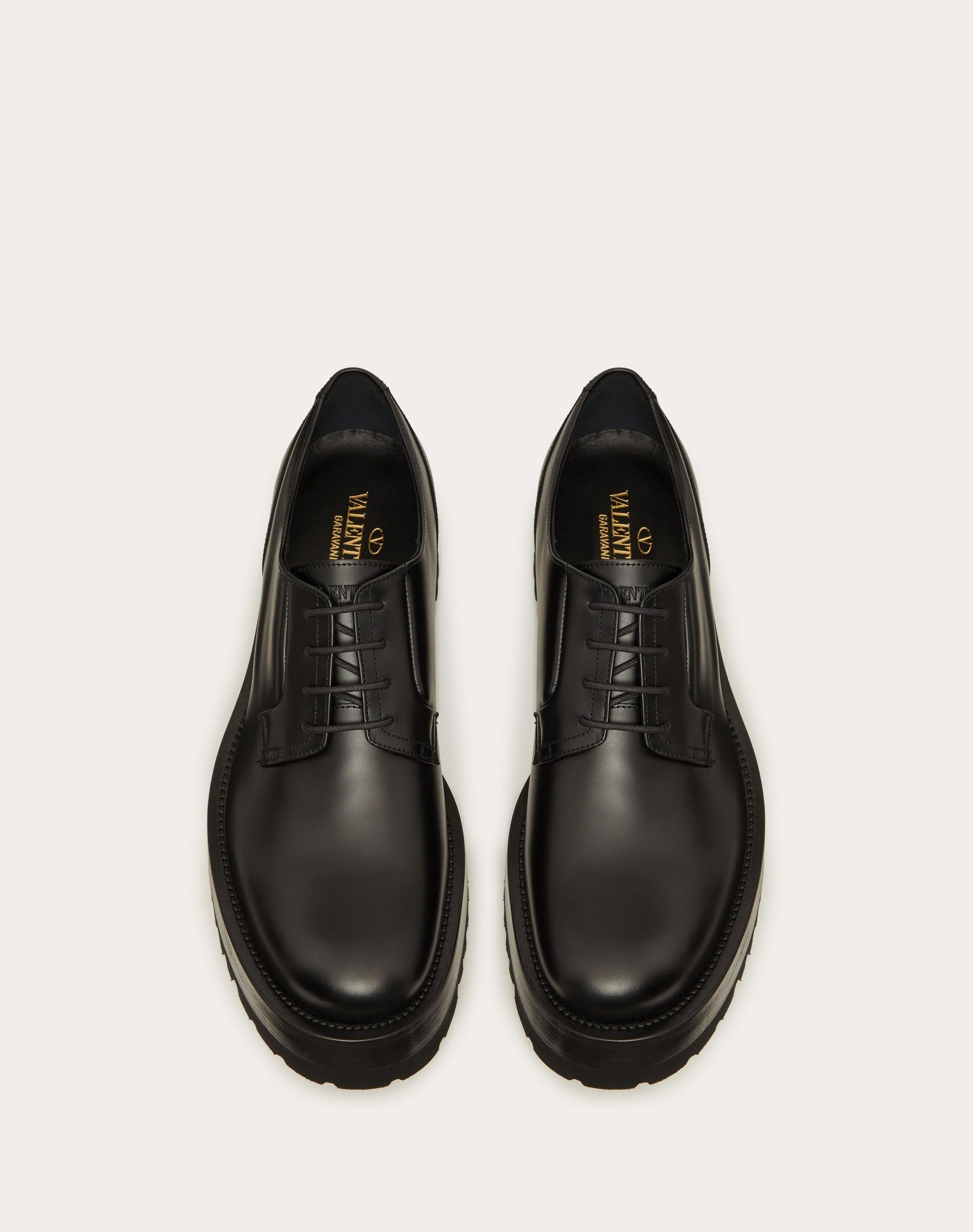 Valentino VALENTINO GARAVANI UPRAISE CALFSKIN DERBY Size US 10.5 / EU 43-44 - 3 Thumbnail