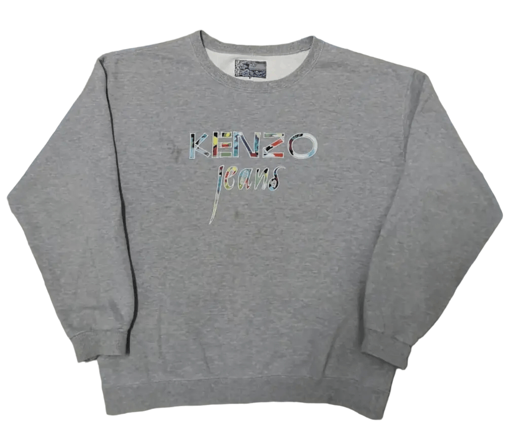 Kenzo Kenzo Jeans Multicolor Logo Sweatshirt Size US M / EU 48-50 / 2 - 1 Thumbnail