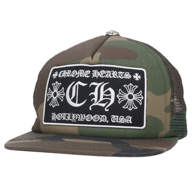 Chrome Hearts Chrome Hearts Trucker Cap with CH Patch Size ONE SIZE - 1 Thumbnail
