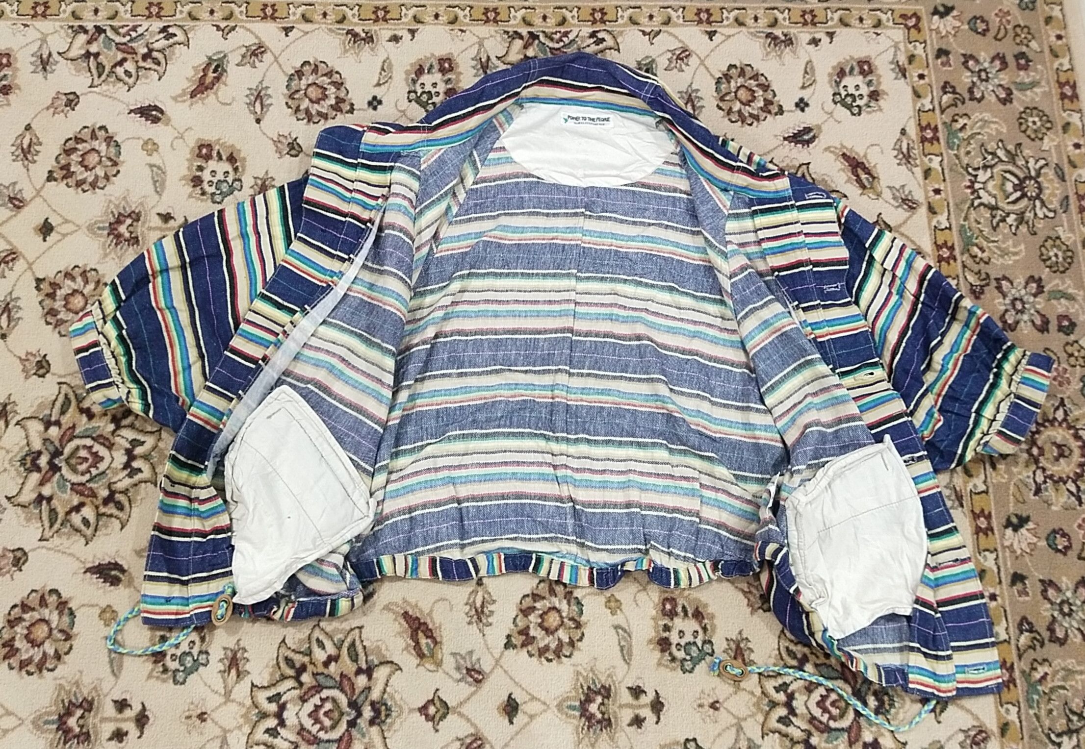 Japanese Brand Final Drop Power To The People Global Culture Mix Jacket Size US M / EU 48-50 / 2 - 6 Thumbnail