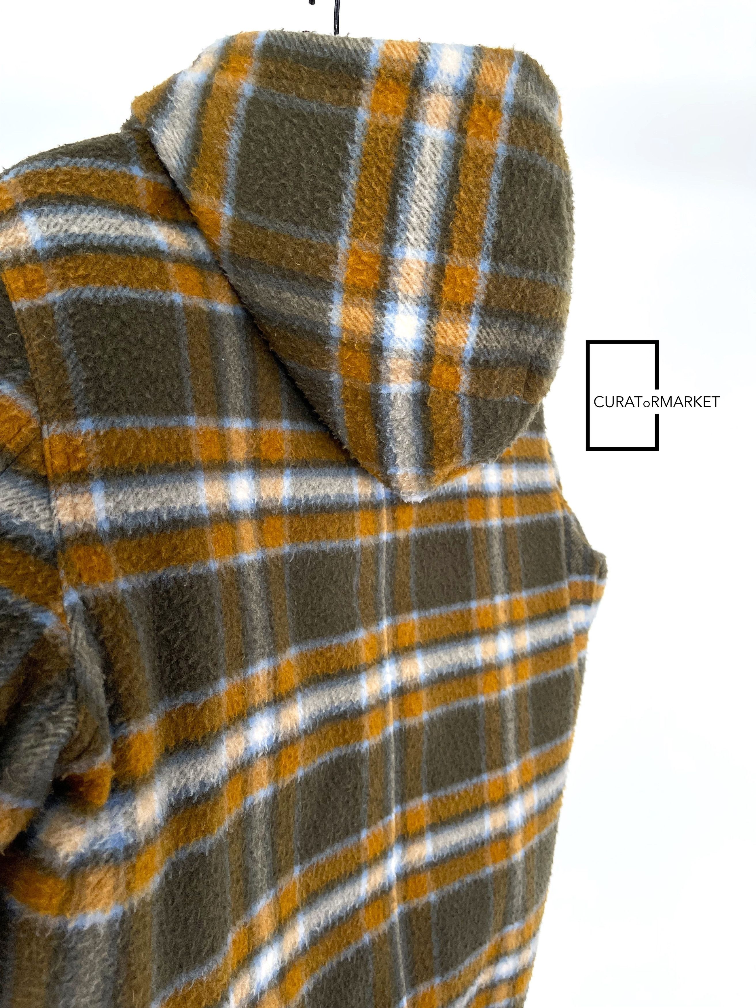 Marni EU48 Textured Wool Flannel Plaid Padded Down Puffer FW21 Size US M / EU 48-50 / 2 - 6 Thumbnail