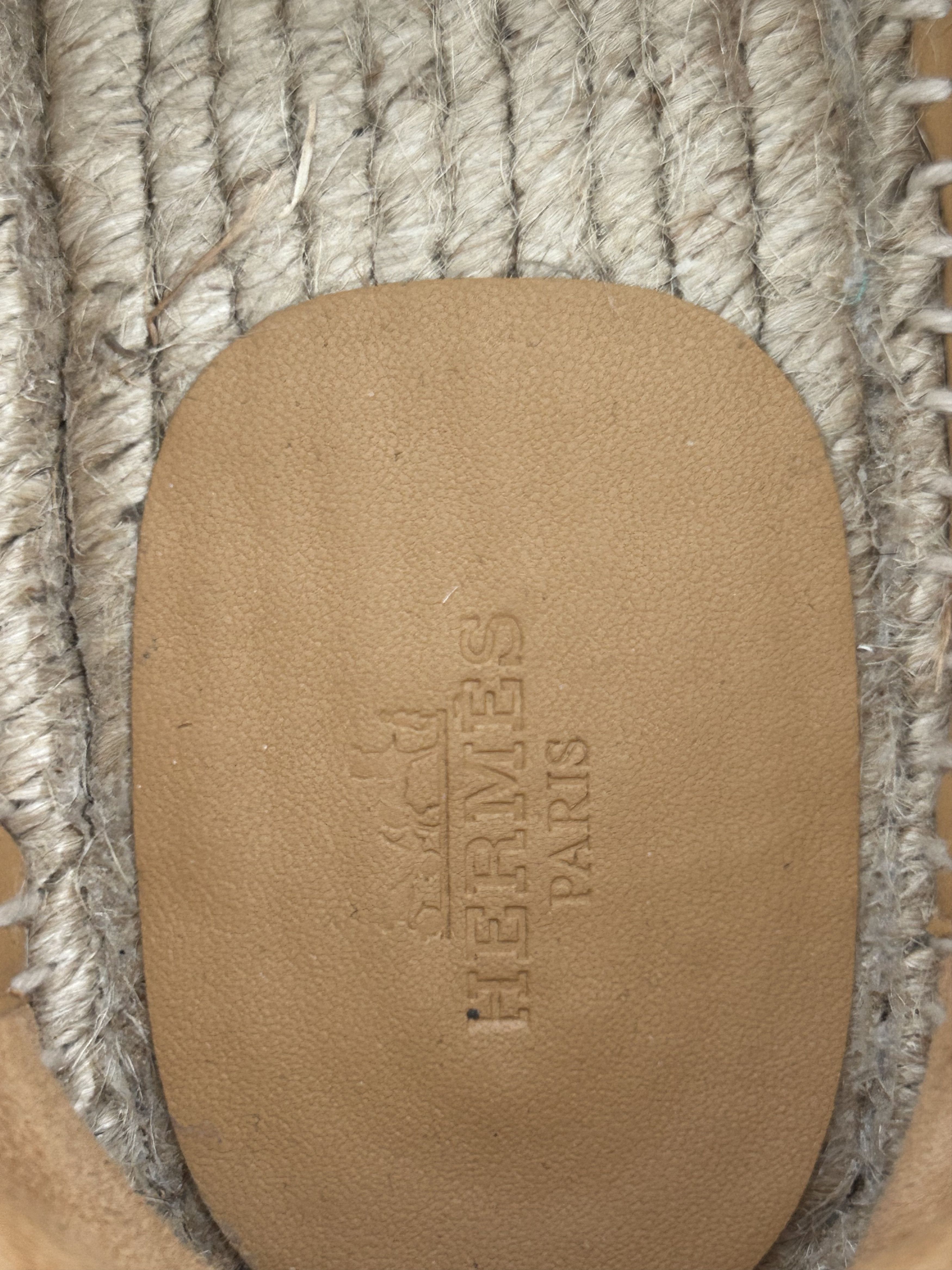 Hermes Hermes Blue & Brown Trip Espadrilles Size US 10 / EU 43 - 8 Thumbnail