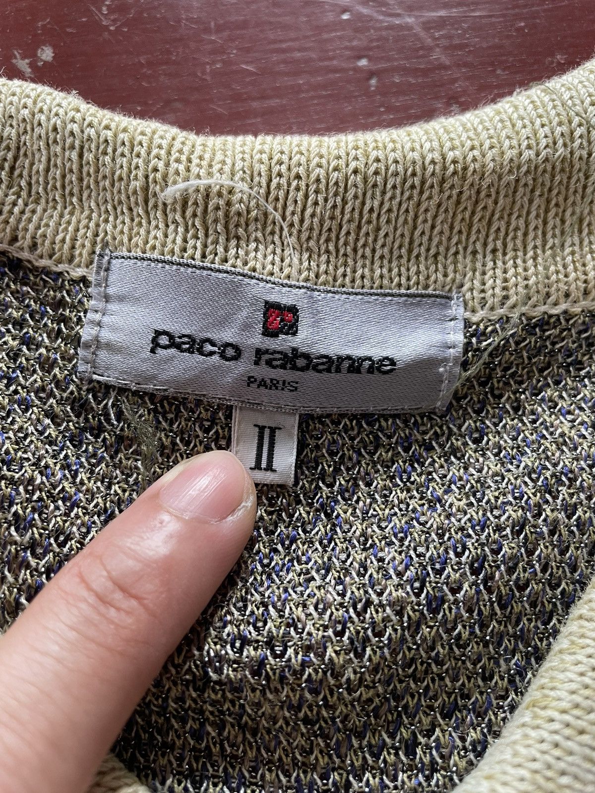 Designer Vintage Paco Rabanne Retro Classic Shirt Size M / US 6-8 / IT 42-44 - 8 Thumbnail
