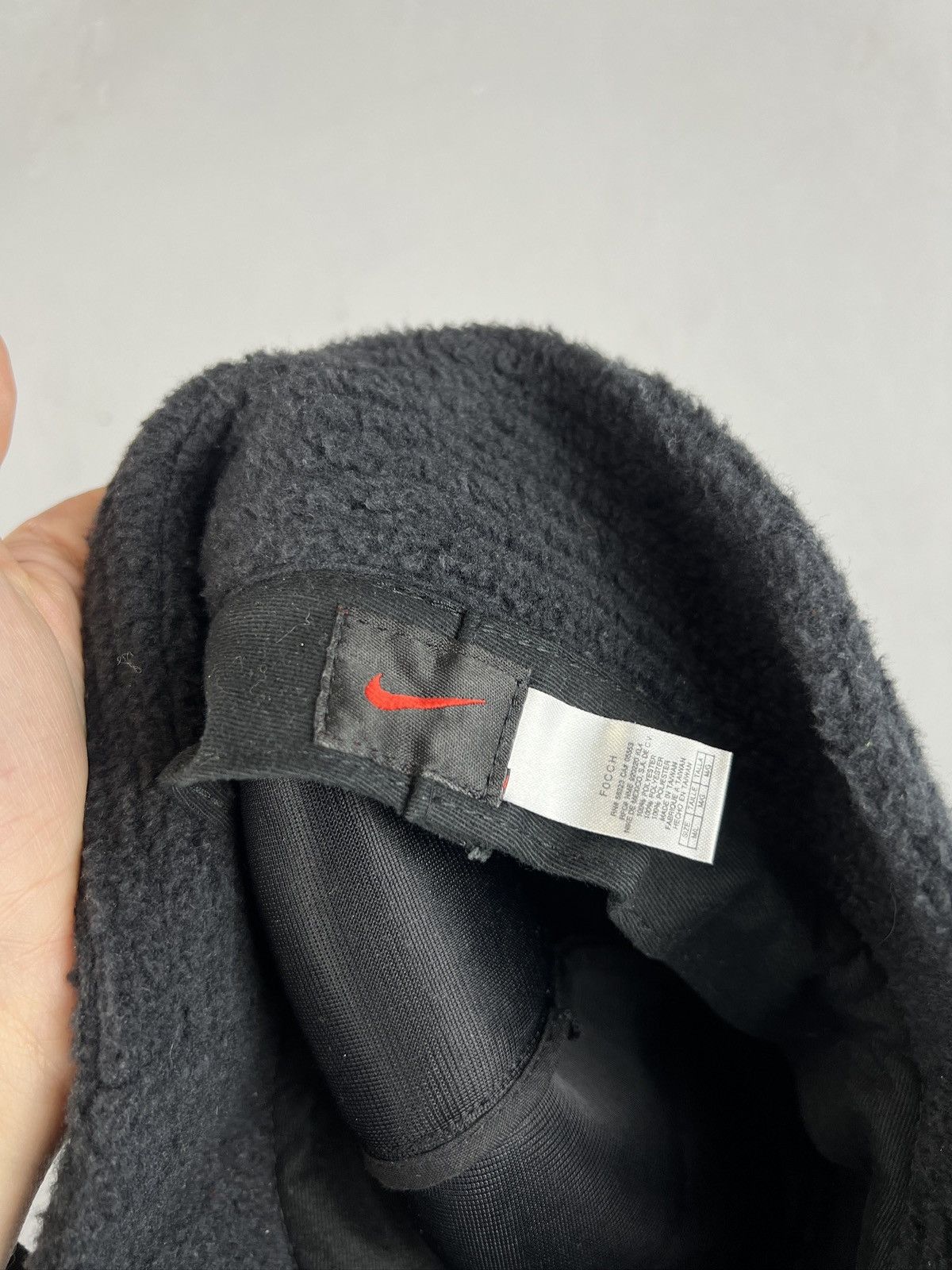 Nike × Vintage Vintage Nike Pile Fleece Bucket Hat Sherpa Y2K Size ONE SIZE - 9 Thumbnail