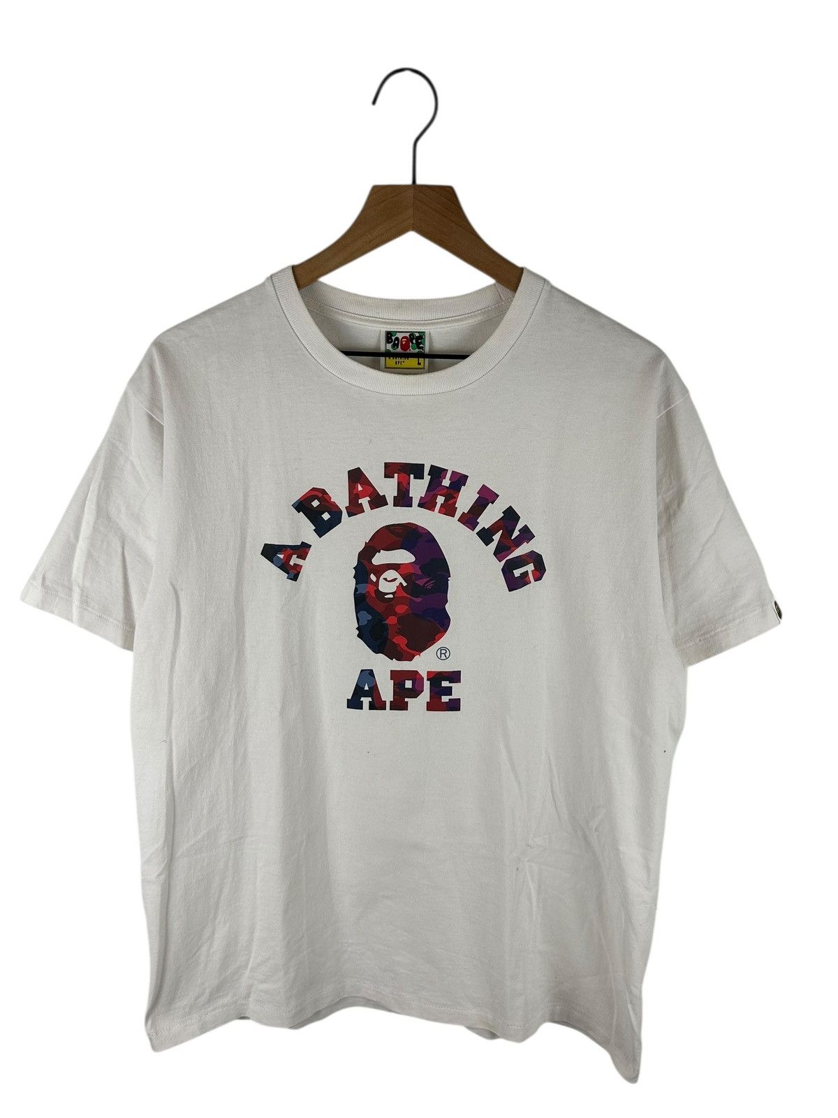 Bape Camo Collage Logo Print T-Shirt