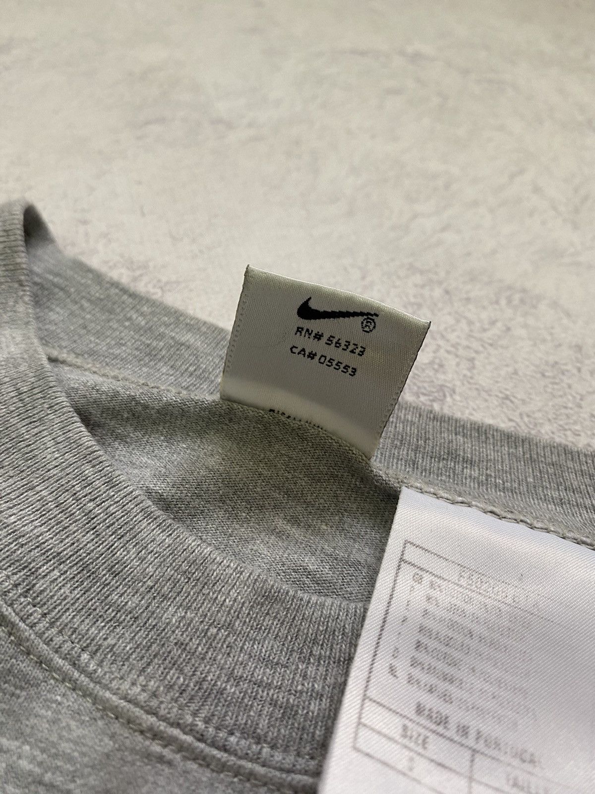 Nike Vintage 90s Nike Center Swoosh Big Logo Long Sleeve Shirt Size US S / EU 44-46 / 1 - 7 Thumbnail