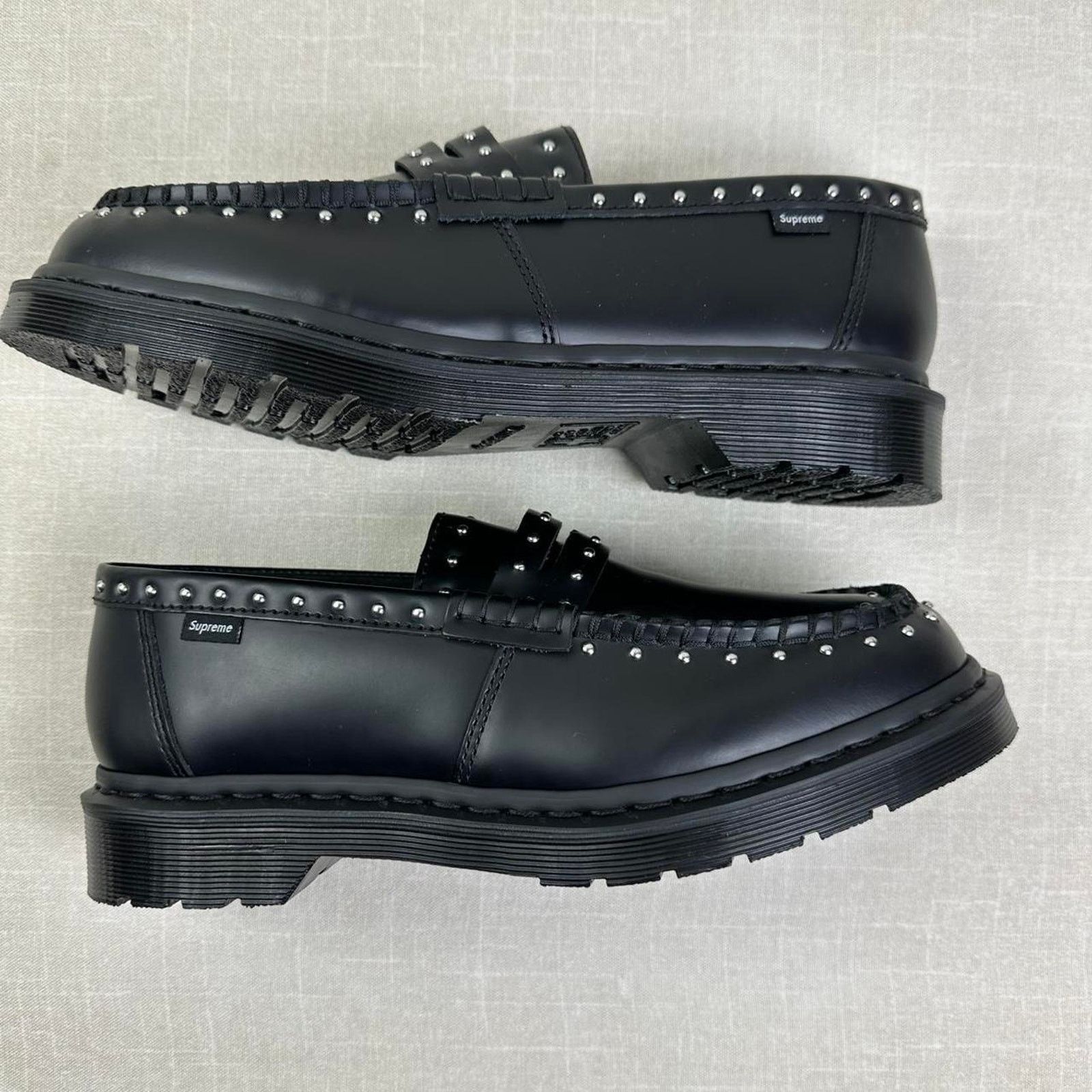 Supreme 🖤 Supreme x Dr. Martens Studded Penton Loafer "Black" 10M Size US 10 / EU 43 - 3 Thumbnail
