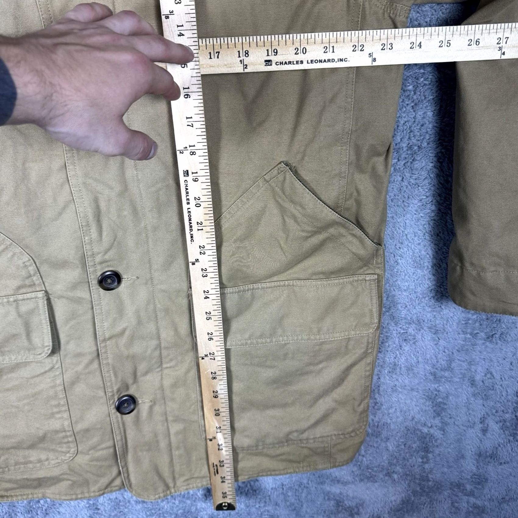Gap VINTAGE Gap Jacket Mens L Canvas Chore Coat Quilted Utility Corduroy Cuff Collar Jacket/Coat Size US L / EU 52-54 / 3 - 5 Thumbnail