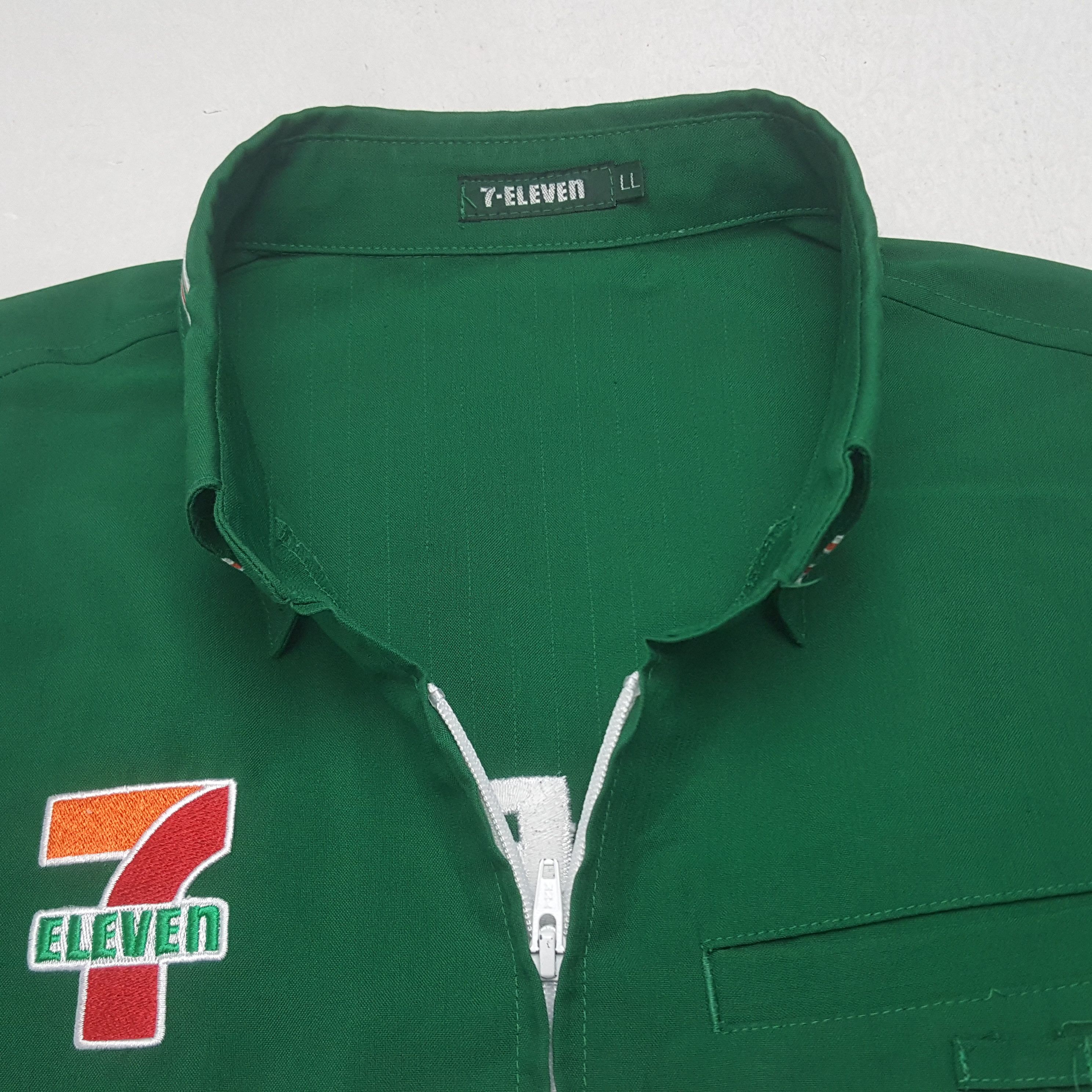 Japanese Brand Vintage 7 Eleven Embroidery Logo Worker Uniform Jacket Size US XL / EU 56 / 4 - 5 Thumbnail