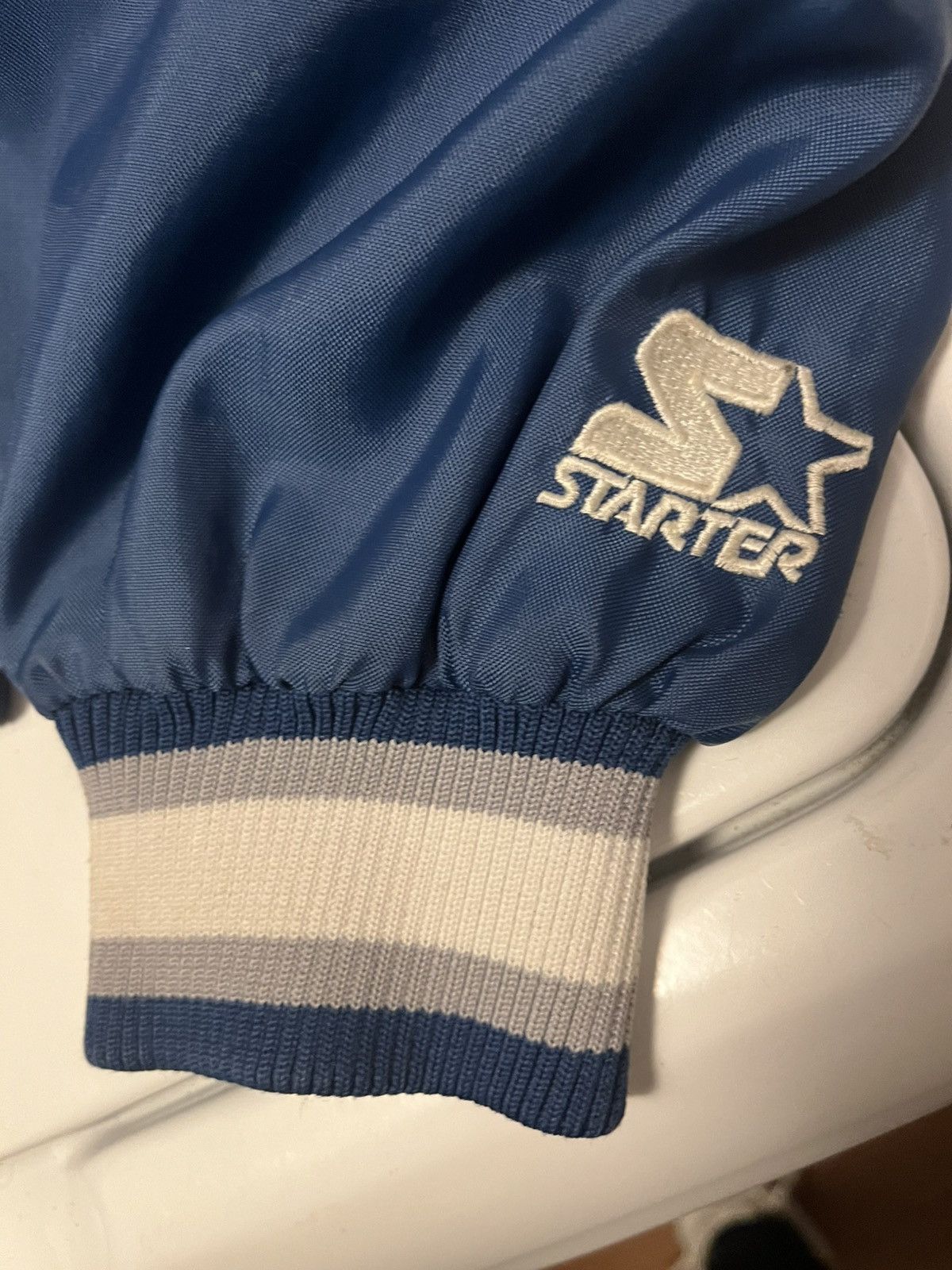 Starter STARTER x Dallas Cowboys 90's Vintage NFL Pullover Jacket, Size US L / EU 52-54 / 3 - 5 Thumbnail