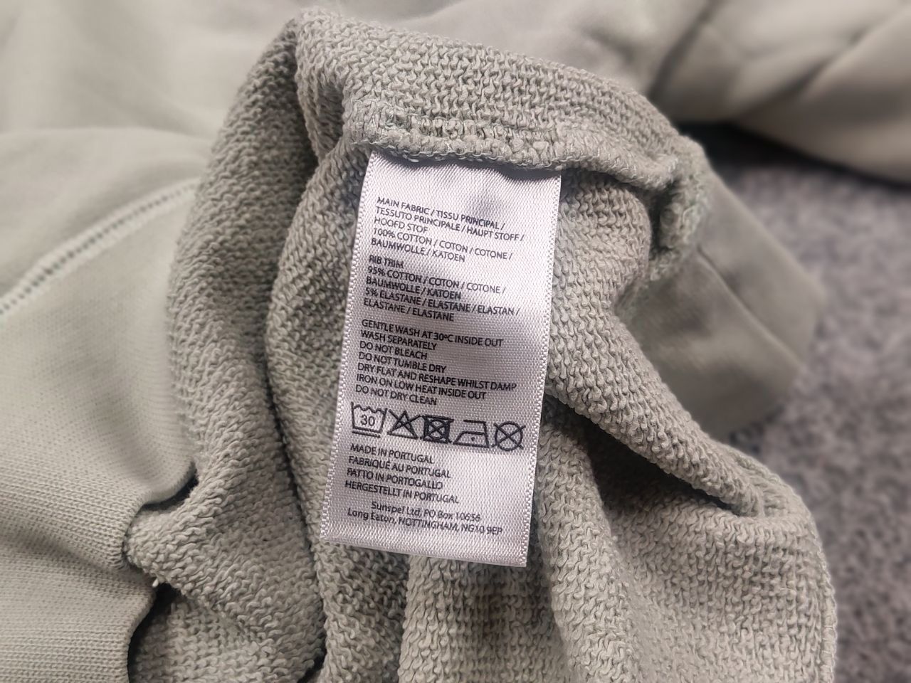 Sunspel Sunspel England Design Light Green crew chek Sweatshirt Size US S / EU 44-46 / 1 - 12 Thumbnail