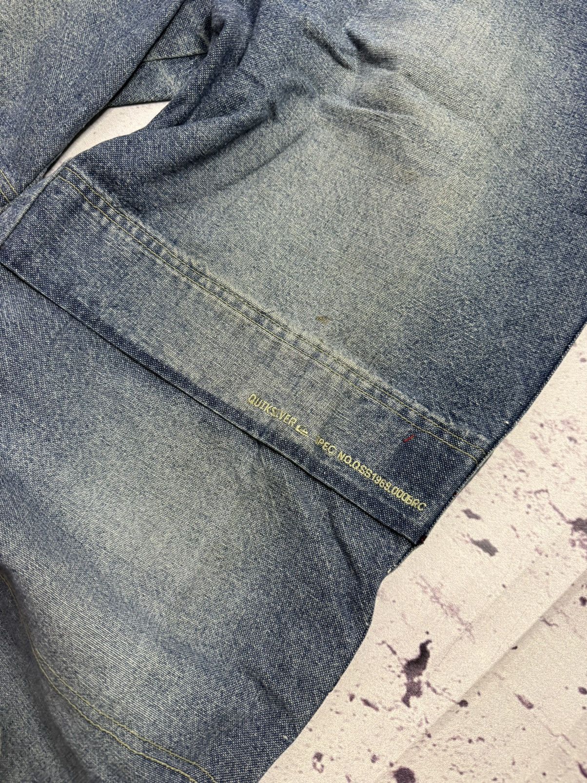 Quiksilver Mens Vintage Jeans Quiksilver Size 34 Surf Style y2k Size US 34 / EU 50 - 13 Thumbnail