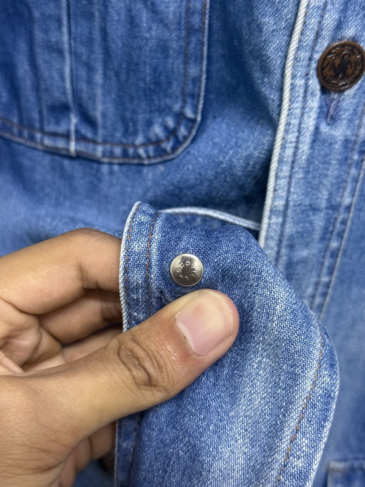 Vintage Vintage Big Yank Blue Denim Jean Trucker Jacket Size US M / EU 48-50 / 2 - 10 Thumbnail