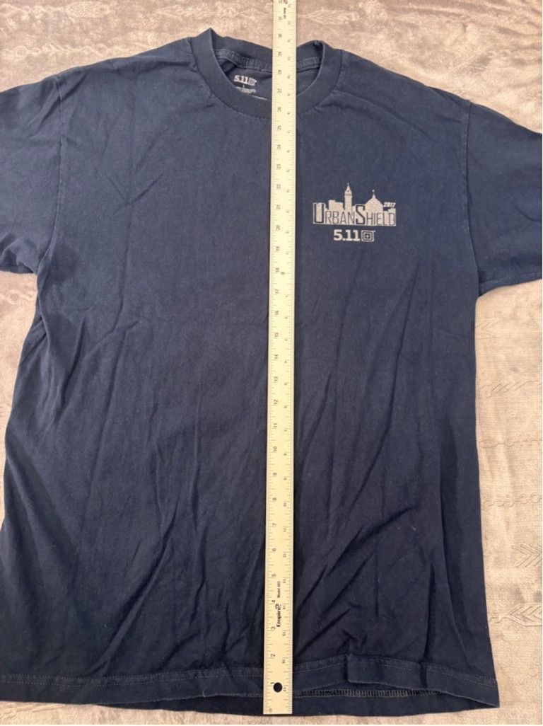 5.11 Men's 5.11 Urban Shield Alameda Sheriff T-Shirt, Size L Navy Size US L / EU 52-54 / 3 - 5 Thumbnail