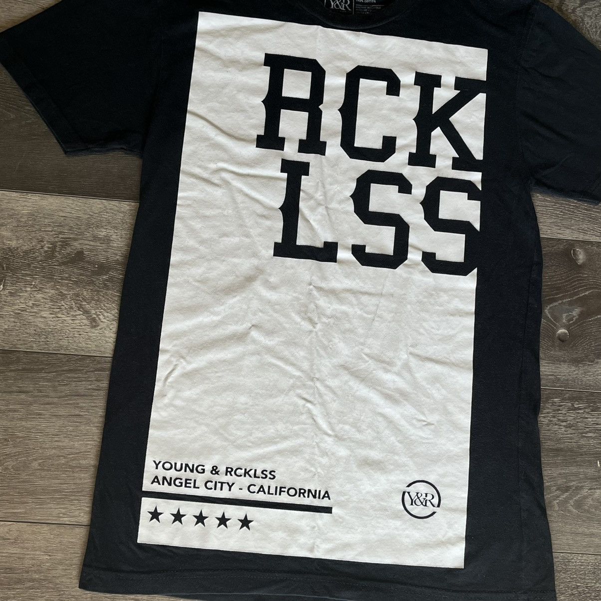 Young And Reckless Vintage Young and Reckless Y&R Block Logic Graphic Logo Tee Size US S / EU 44-46 / 1 - 3 Thumbnail