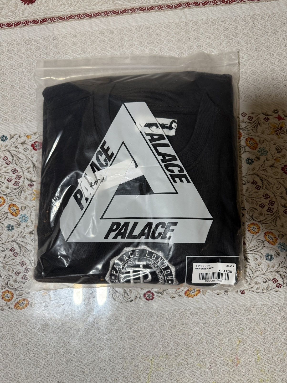 Palace Palace Universe Crew Black Cotton Sweatshirt Men’s Size XL Size US XL / EU 56 / 4 - 3 Thumbnail