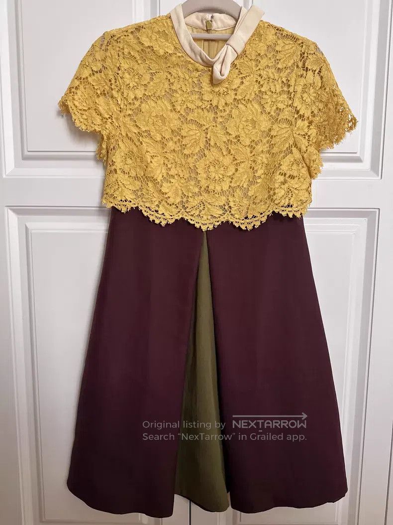 Valentino Valentino Lace patchwork dress Size M / US 6-8 / IT 42-44 - 1 Thumbnail
