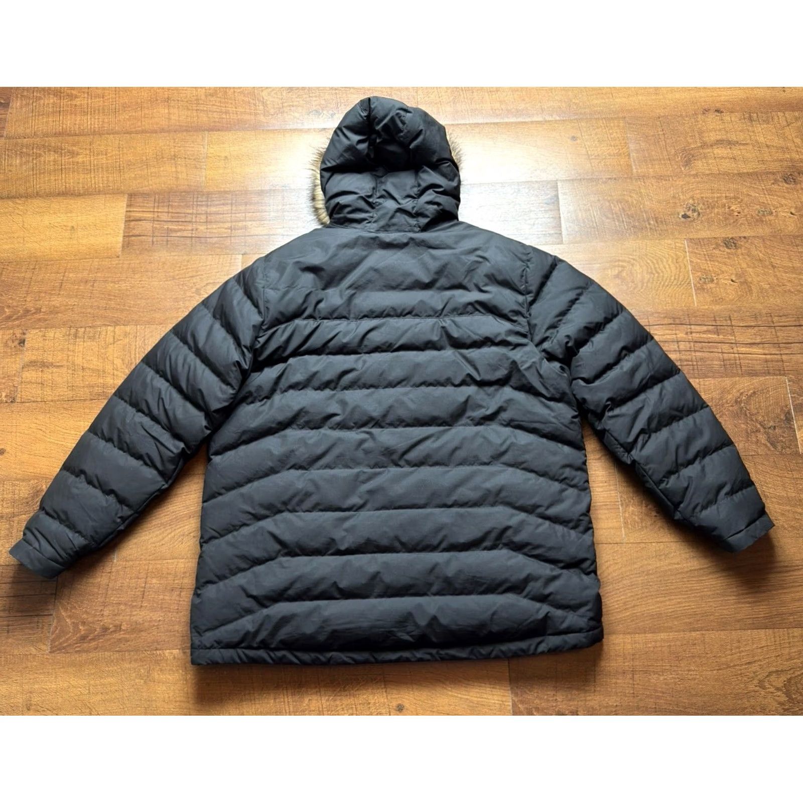 Eddie Bauer Eddie Bauer Parka Jacket Down Puffer Coat Full Zip Faux Fur Hood Men 2XL Black Size US XXL / EU 58 / 5 - 3 Thumbnail