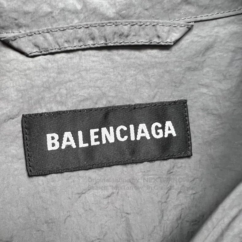 Balenciaga Balenciaga Three-Color Patchwork Large Logo Nylon Windbrea Size US S / EU 44-46 / 1 - 3 Thumbnail