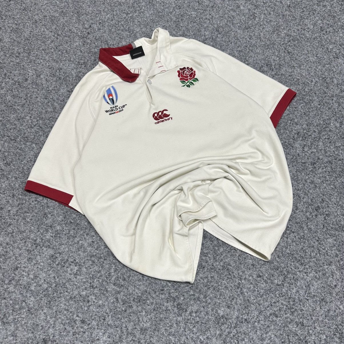 Canterbury of New Zealand VTG Man Heavy Cotton Polo Canterbury Of New Zealand England Size US L / EU 52-54 / 3 - 1 Thumbnail
