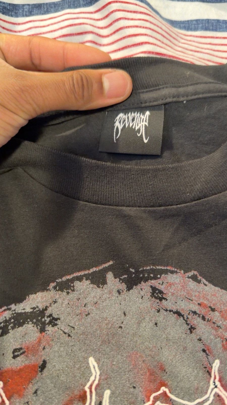 Revenge Born Sinners Longsleeve Black Tee Size US L / EU 52-54 / 3 - 3 Thumbnail