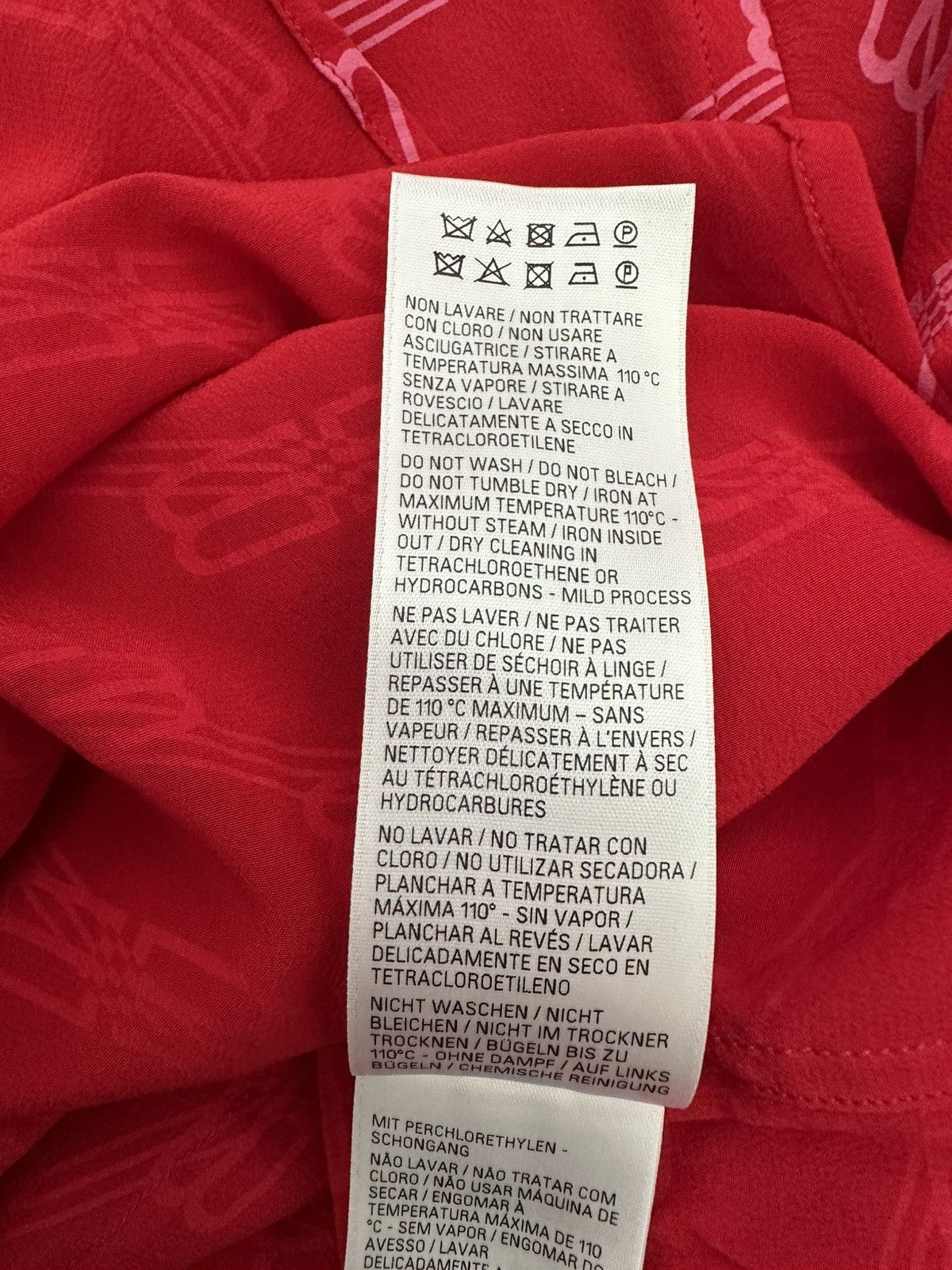 Balenciaga BALENCIAGA BB Monogram Minimal Shirt in Silk Crepe Size XS / US 0-2 / IT 36-38 - 7 Thumbnail