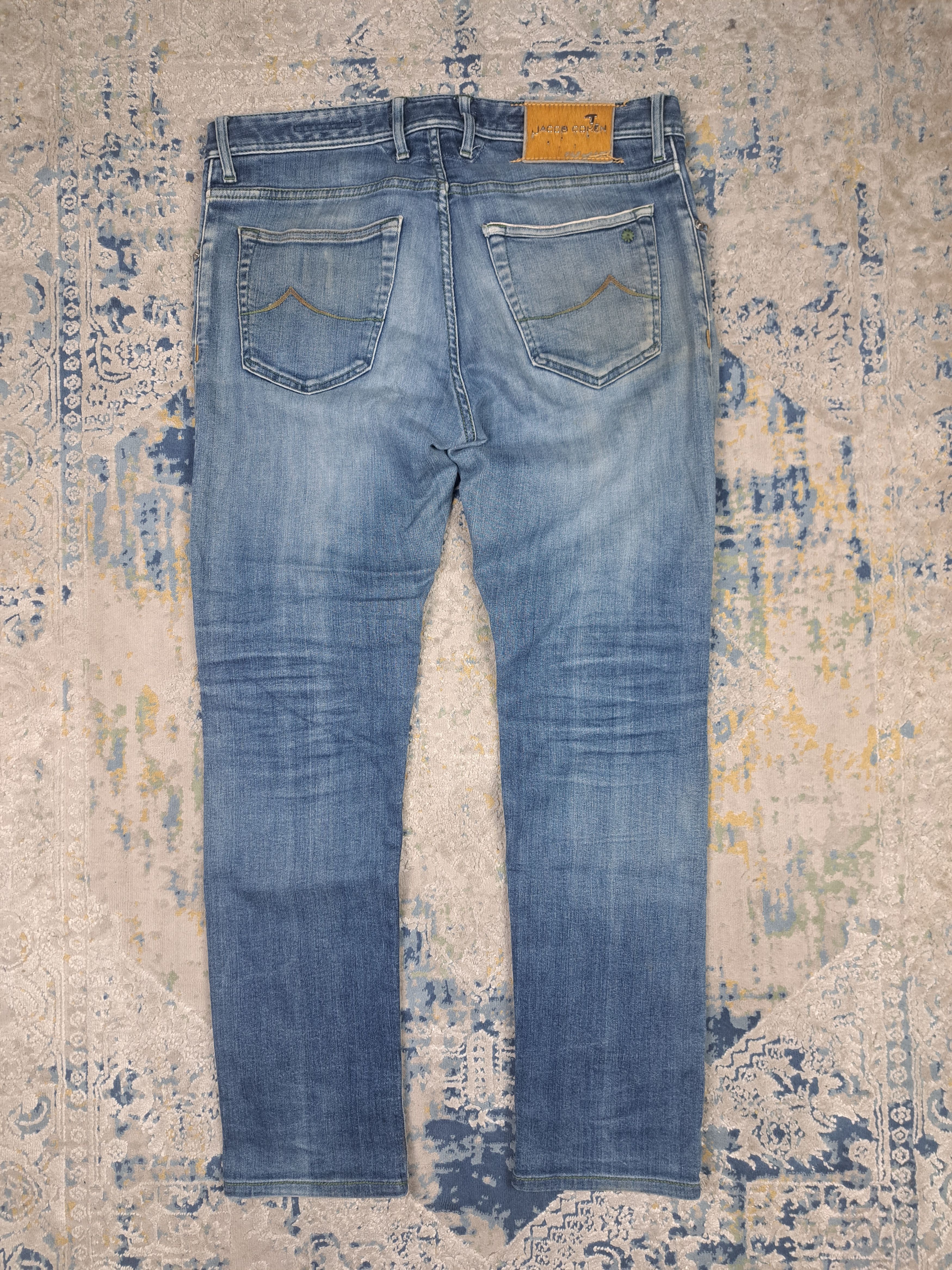 Jacob Cohen Jacob Cohen Pony Hair Patch Handmade Distressed Denim Size US 32 / EU 48 - 1 Thumbnail