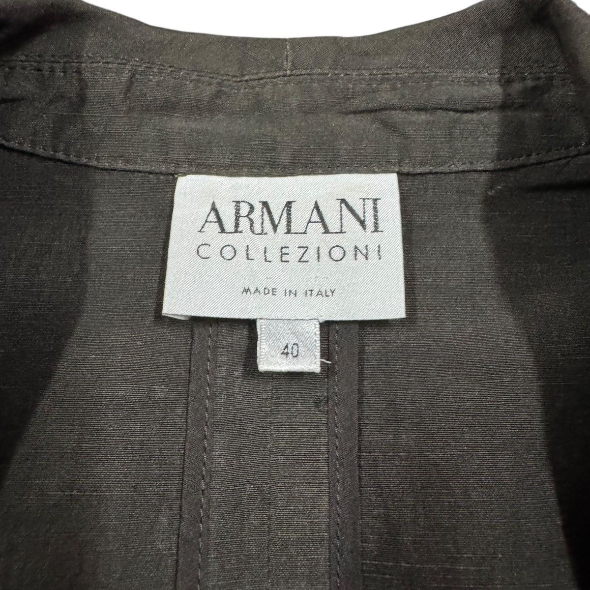 Armani Collezioni Vtg✅Luxury Armani Collezioni Silk Crop Jacket Made In Italy Size M / US 6-8 / IT 42-44 - 11 Thumbnail