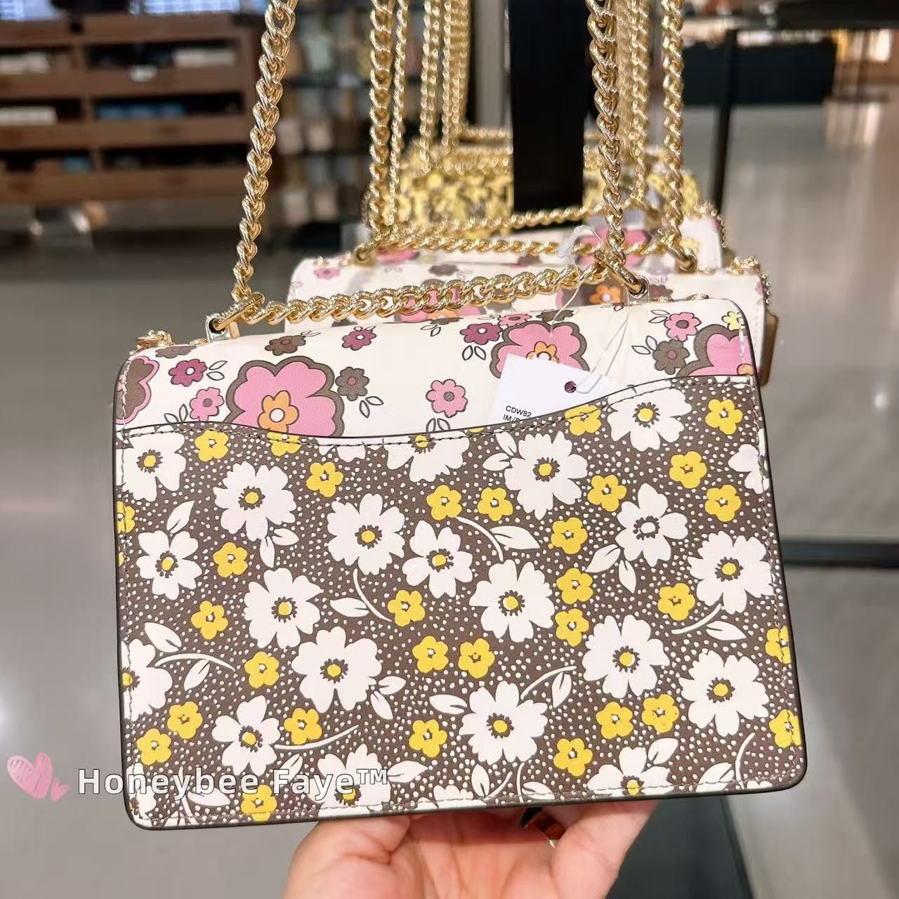 Coach Mini Klare Crossbody Bag With Floral Print CDW82 Size ONE SIZE - 3 Thumbnail