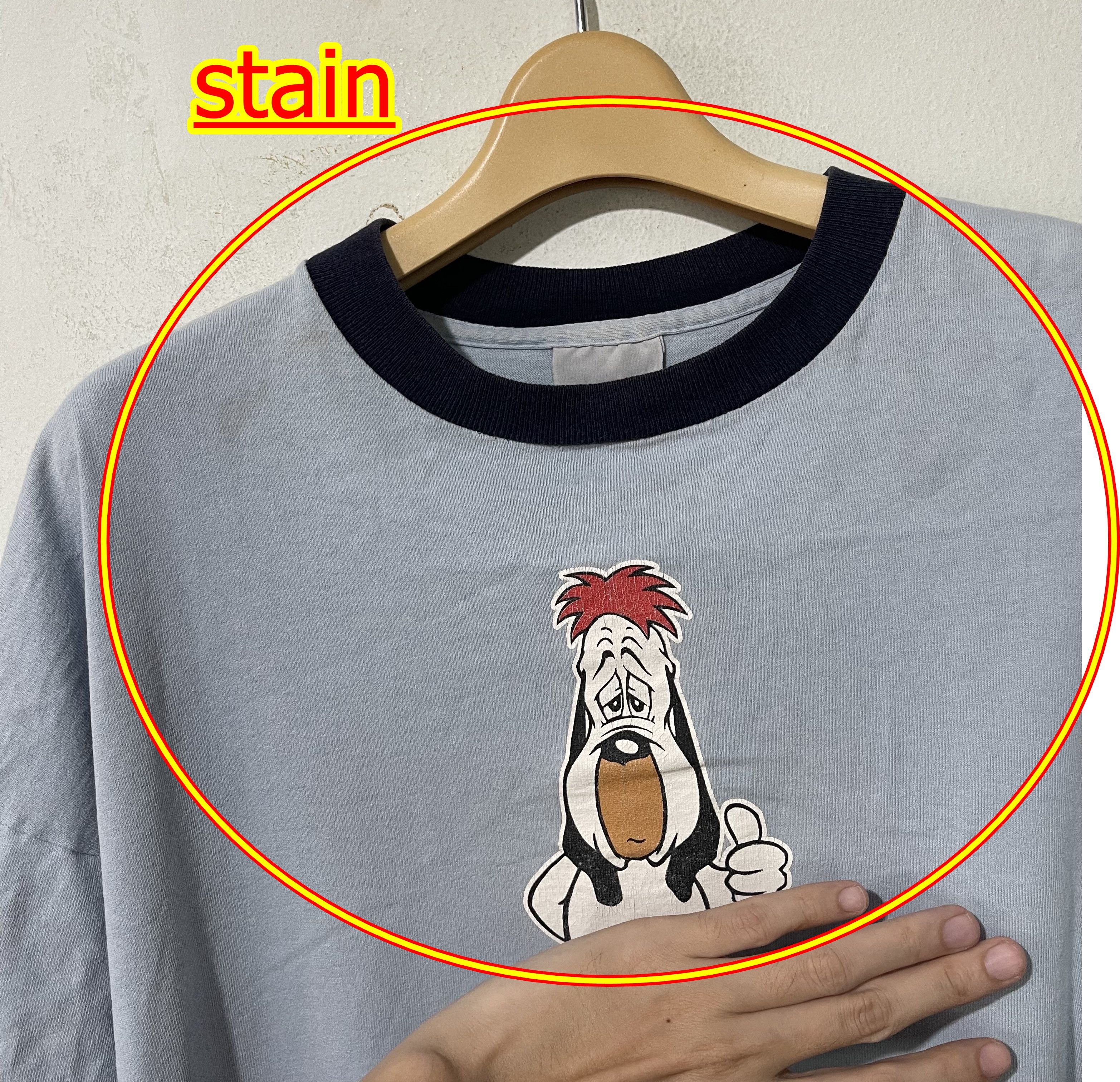 Vintage Vintage 1996 Stanley Desantis Droopy Ringer Tee Size US XL / EU 56 / 4 - 6 Thumbnail