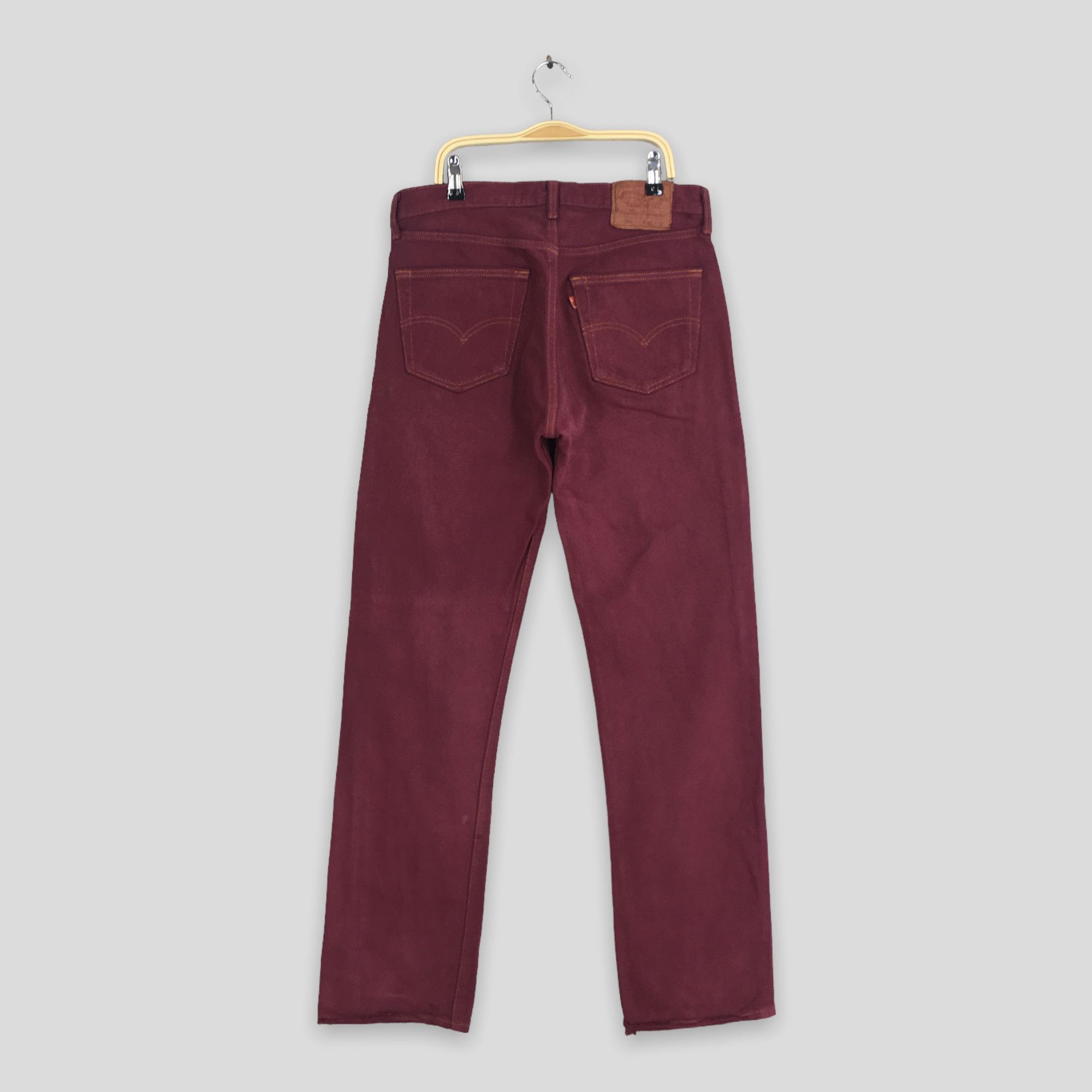 Levi's Size 30x31.5 Vintage 90s Levi's 501 Faded Red Jeans S1933 Size US 30 / EU 46 - 9 Thumbnail