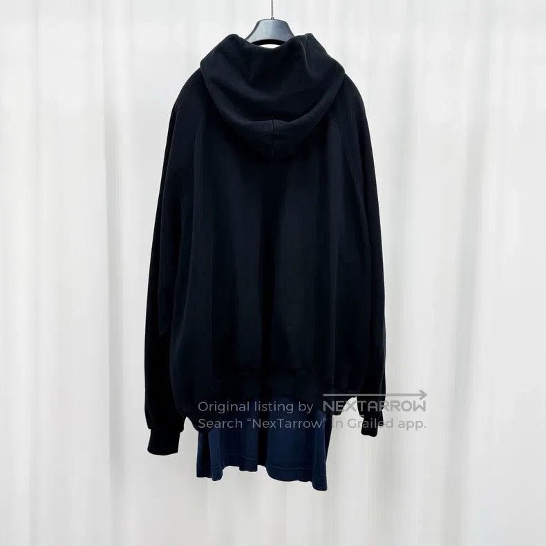 Balenciaga Balenciaga Embroidered Letter Fake Two-Piece Hoodie Size US S / EU 44-46 / 1 - 2 Thumbnail