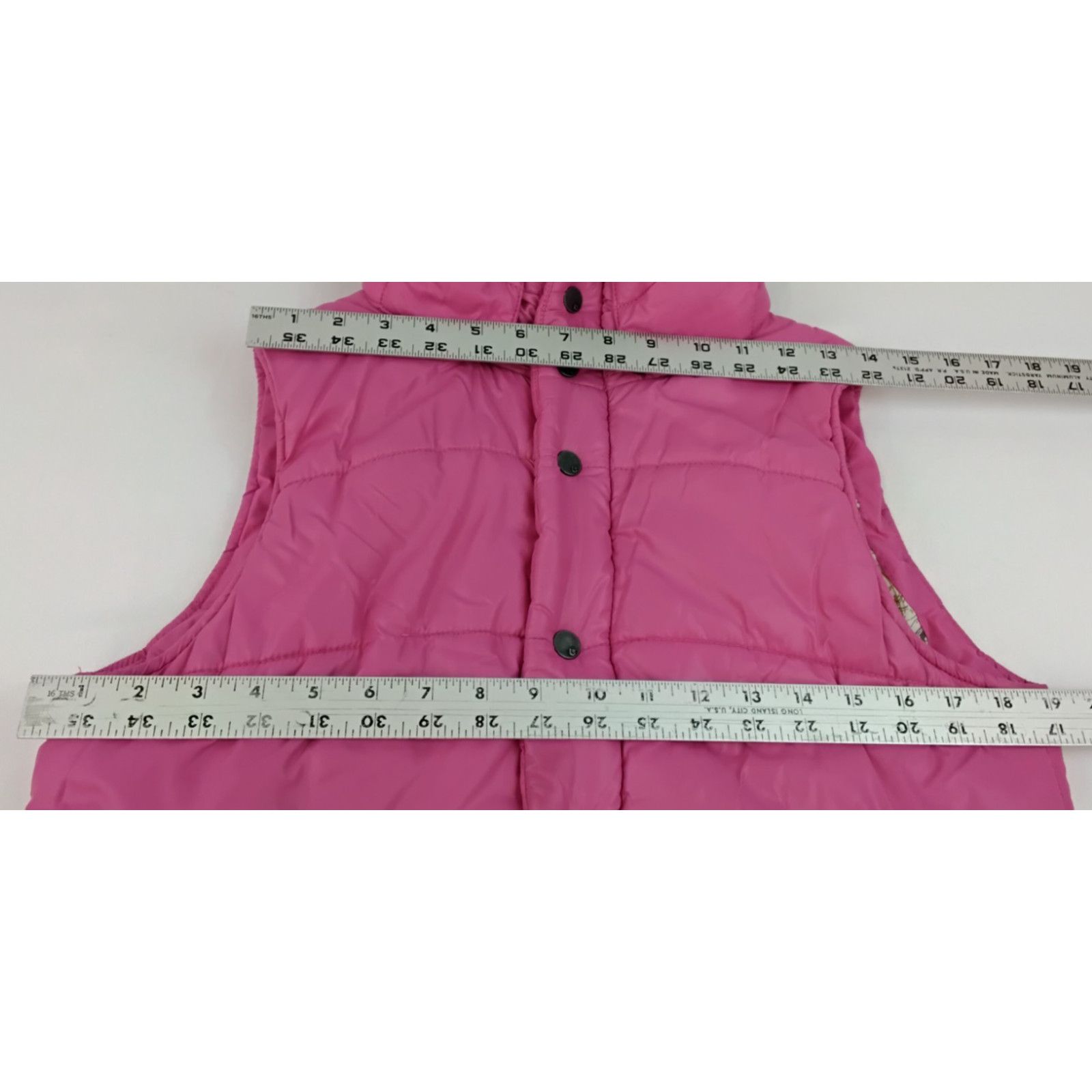 Burton Burton Puffy Vest Women's M Pink Faux Fur Ruff Embroidered Size M / US 6-8 / IT 42-44 - 15 Thumbnail
