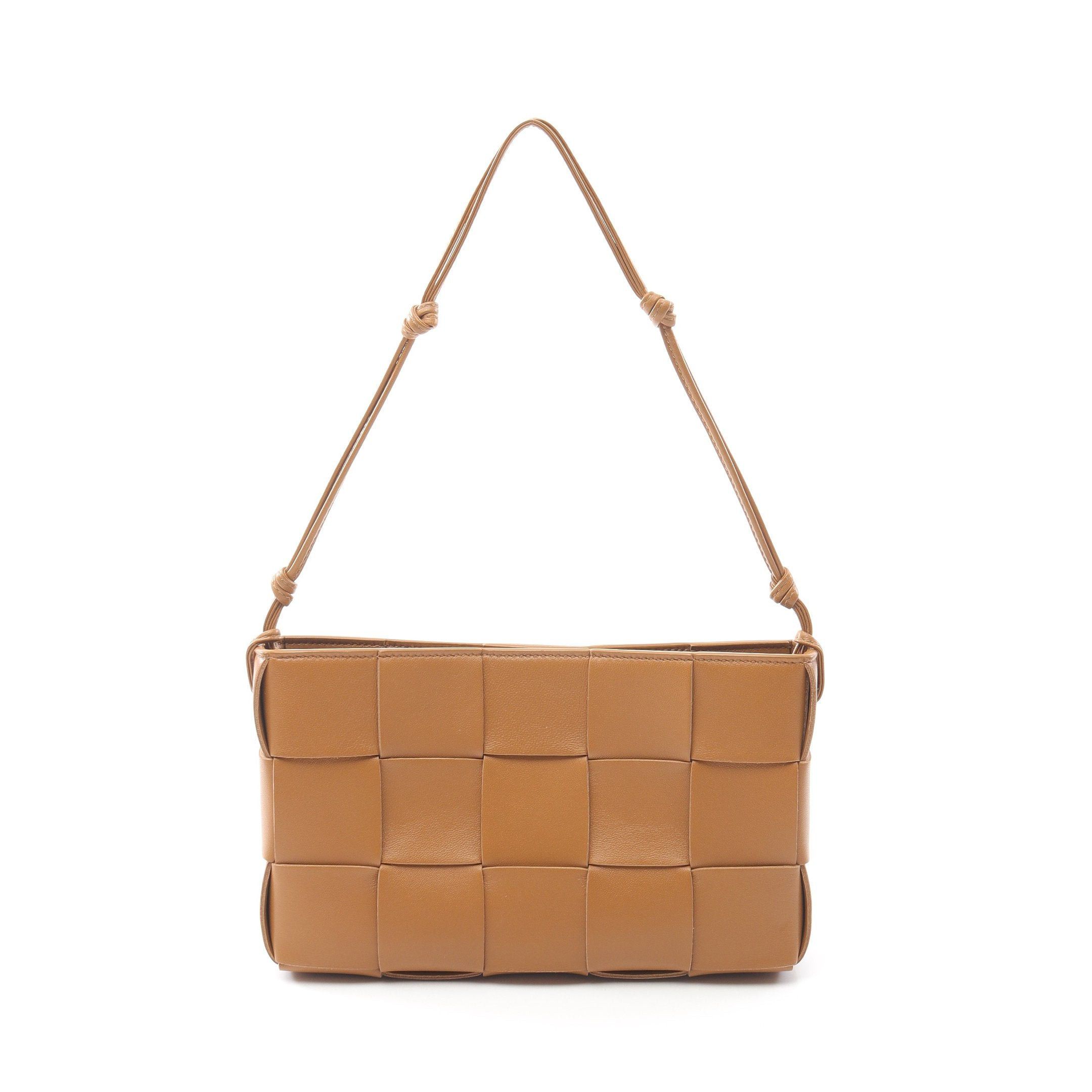 Bottega Veneta Bottega Veneta Maxi Intrecciato Cassette Handbag Leather Light Brown Size ONE SIZE - 1 Thumbnail