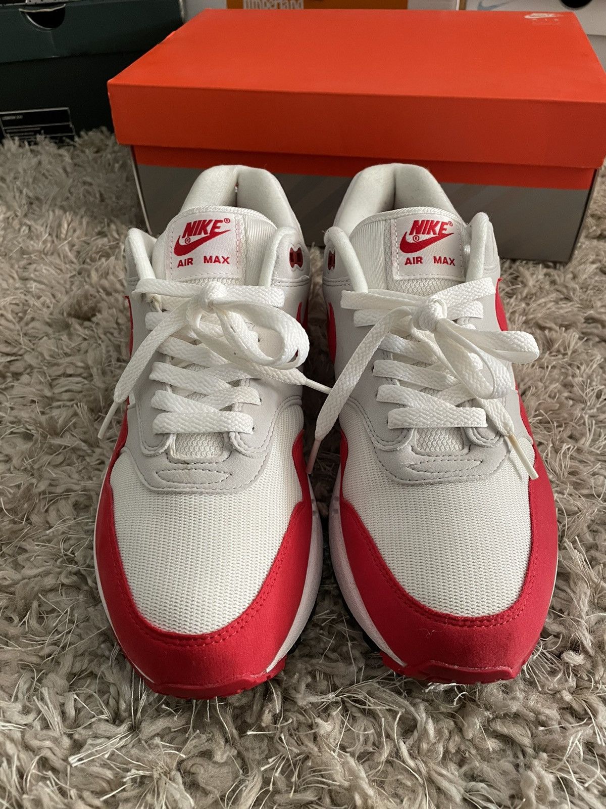 Nike Nike Air Max 1 Anniversary Red Size US 9 / EU 42 - 4 Thumbnail
