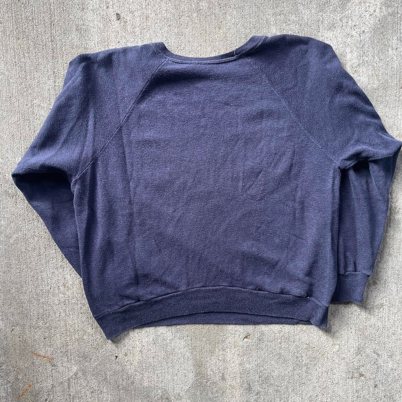 Vintage Vintage 70s USA Navy/Red Sweatshirt Size US M / EU 48-50 / 2 - 3 Thumbnail