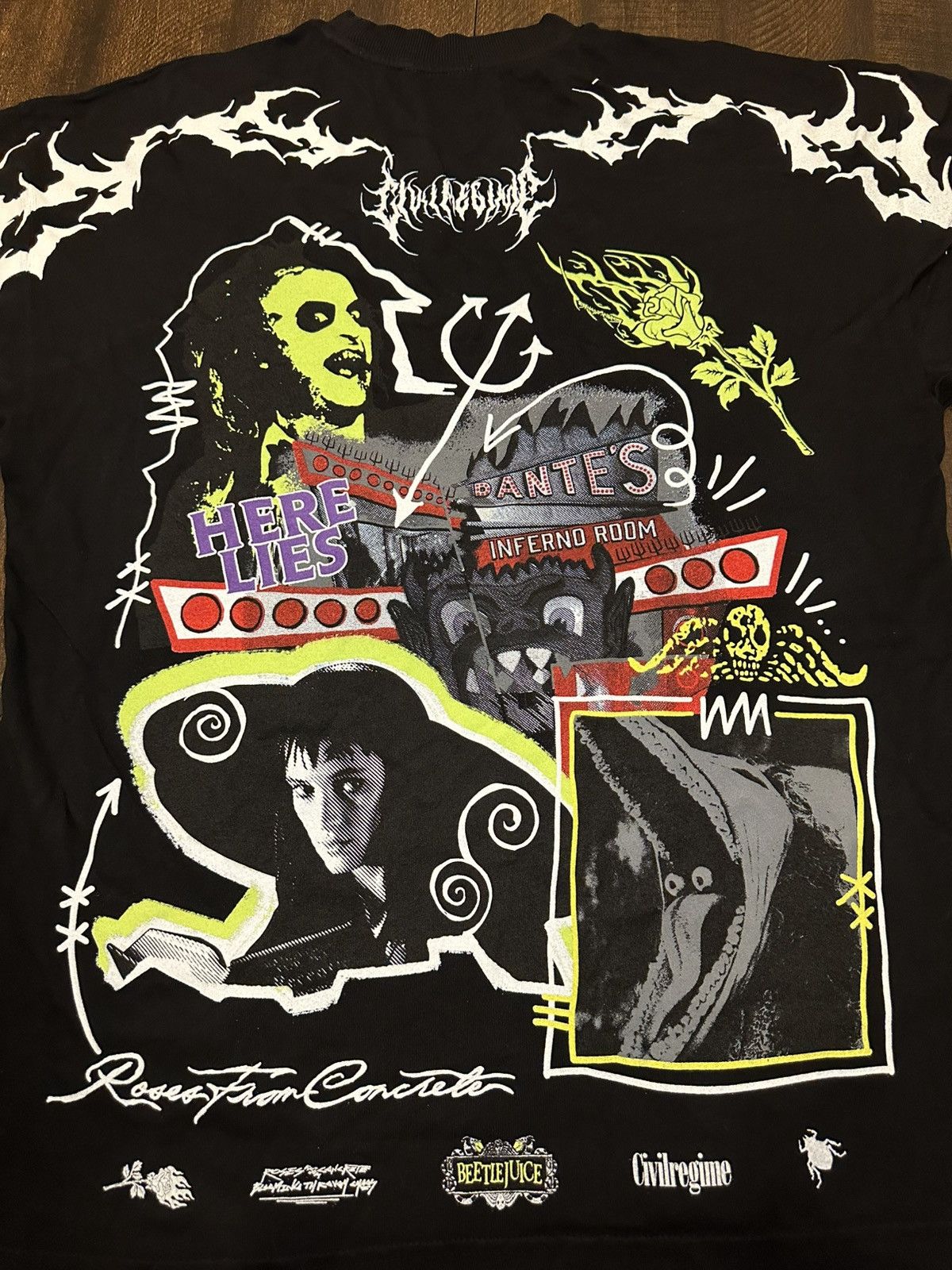 Civil Regime NWT Civil Regime Beetlejuice Oversized T-Shirt Small Size US S / EU 44-46 / 1 - 10 Thumbnail
