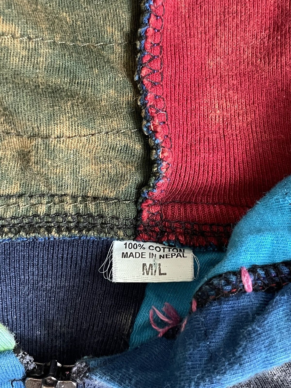 Other Vintage Avant-garde zip hoodie Hand Made Size M / US 6-8 / IT 42-44 - 7 Thumbnail