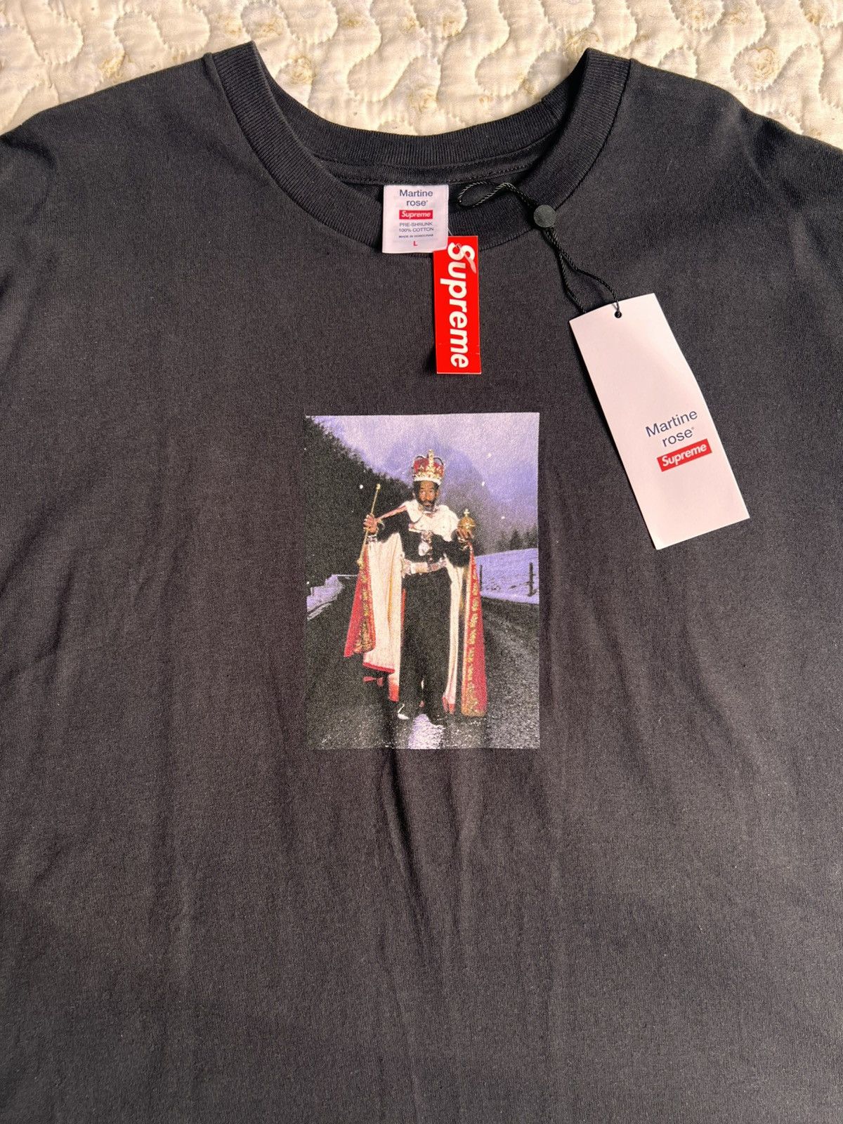 Martine Rose × Supreme L Supreme x Martine Rose Lee Scratch Perry tee Tshirt black Size US L / EU 52-54 / 3 - 4 Thumbnail