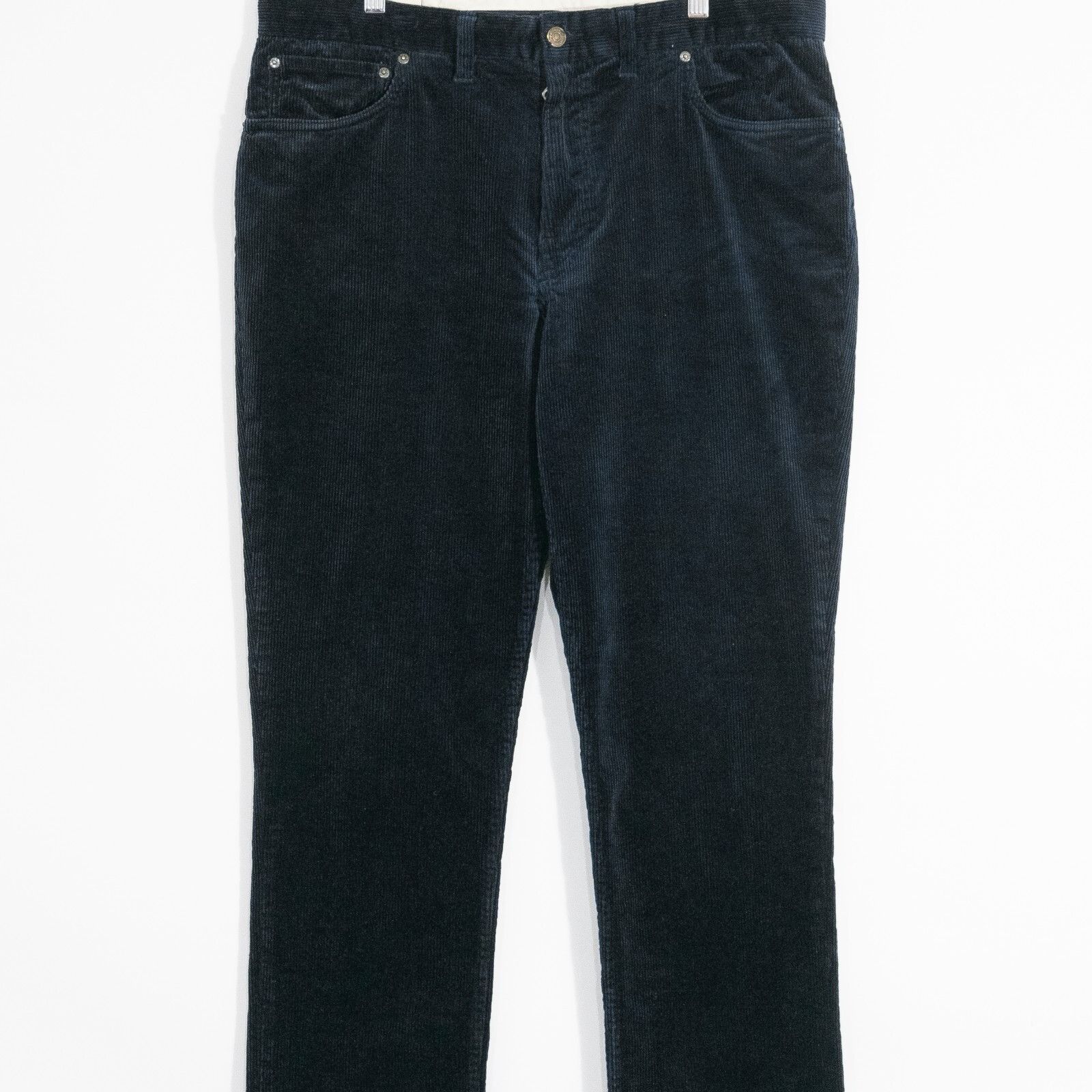 Polo Ralph Lauren Vintage Polo Ralph Lauren Corduroy Pants 36x32 - Dark Blue Size US 36 / EU 52 - 2 Thumbnail