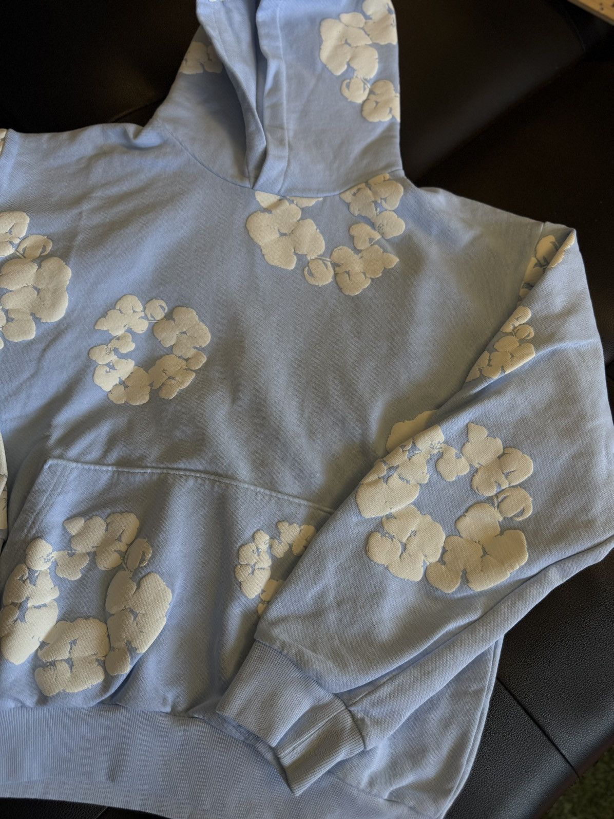 DENIM TEARS Denim Tears Cotton Wreath Hoodie Size XS Blue (NEW) Size US XS / EU 42 / 0 - 4 Thumbnail