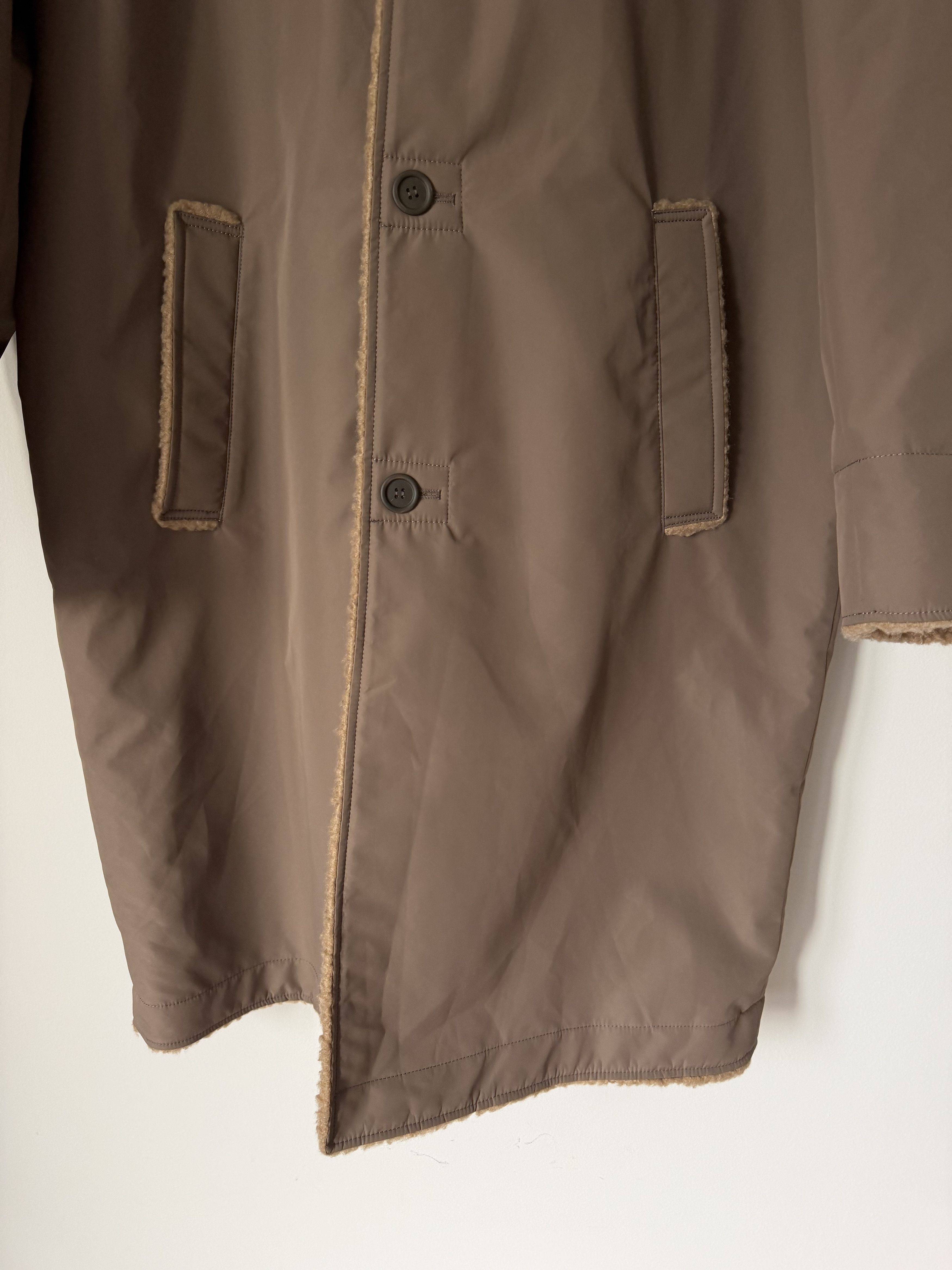 Our Legacy Our Legacy Polar Coat in Murkey Clay Compact Tech Size US L / EU 52-54 / 3 - 3 Thumbnail