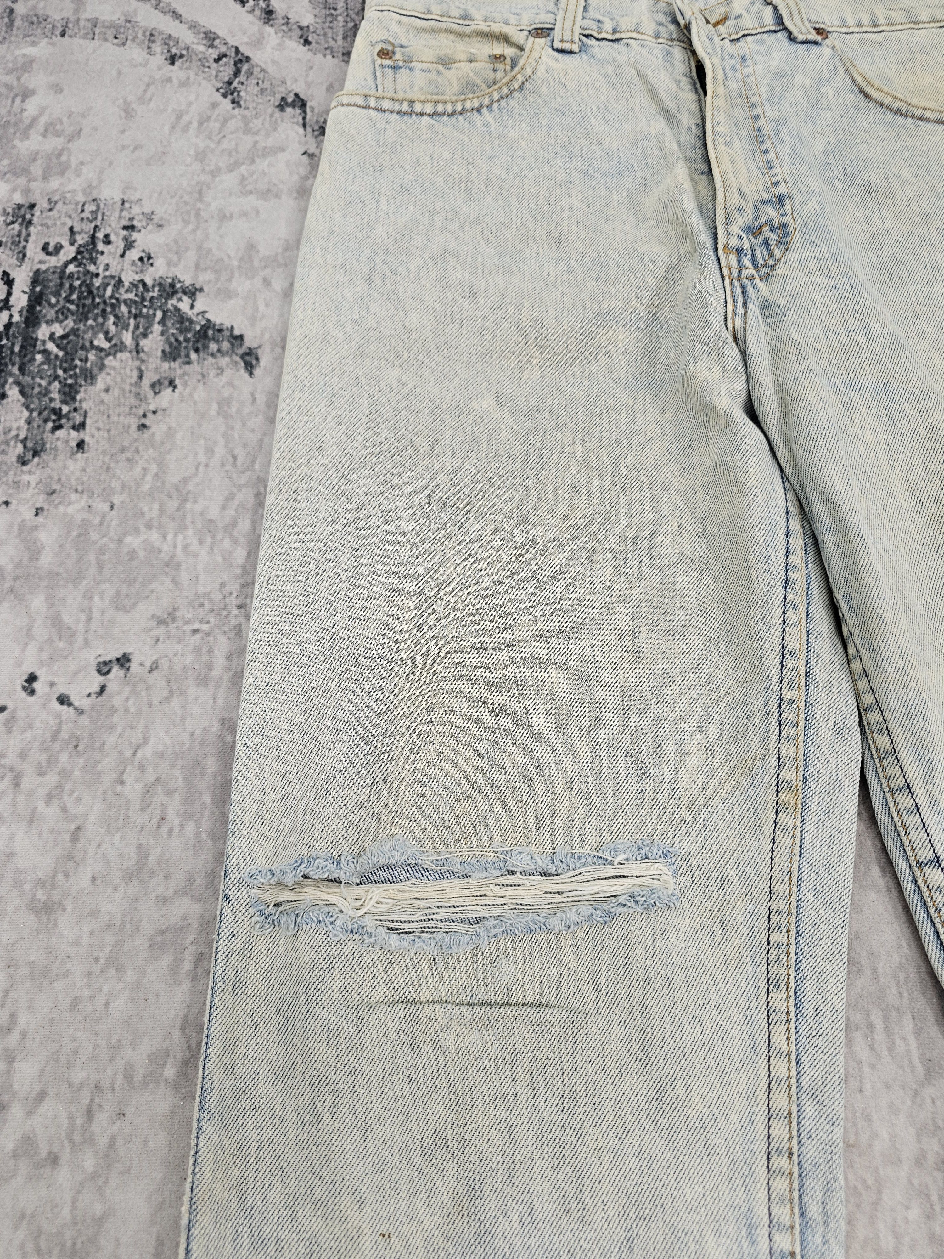Levi's Vintage Clothing Vtg 80's LEVIS 610 Stain Rusty Ripped Size 31X29 Jeans L0433 Size US 31 - 5 Thumbnail
