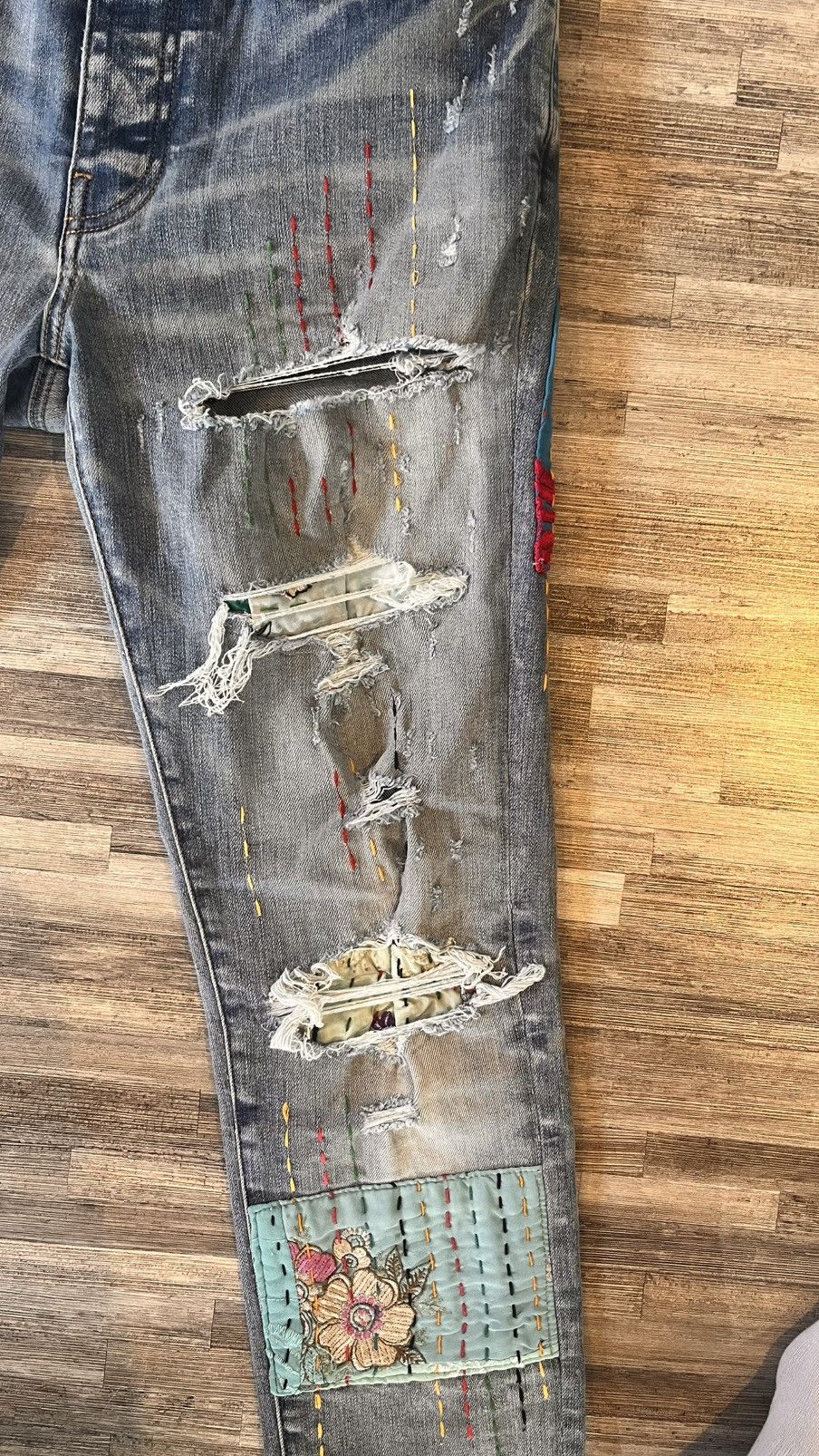 Amiri AMIRI Art Patch Jeans Size US 32 / EU 48 - 4 Thumbnail