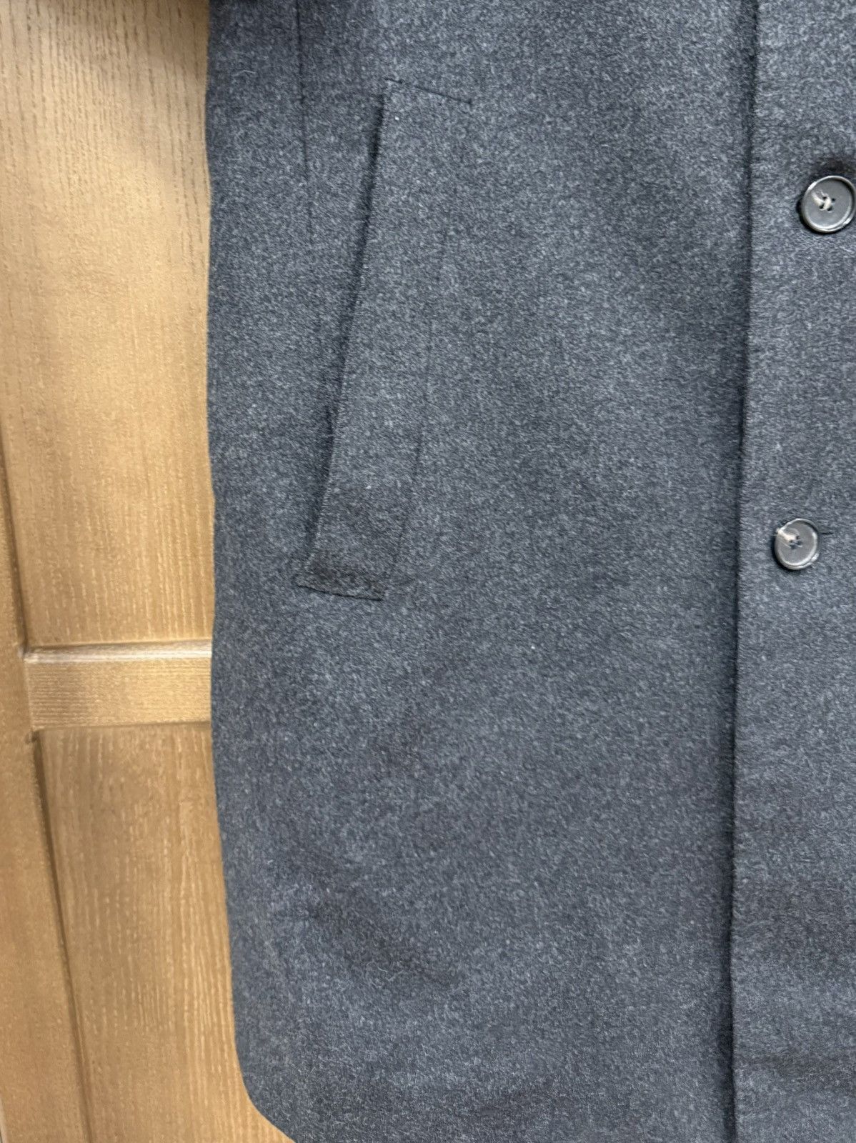 Hugo Boss Vintage Hugo Boss Wool Gray Coat Mens Size M Size US M / EU 48-50 / 2 - 4 Thumbnail